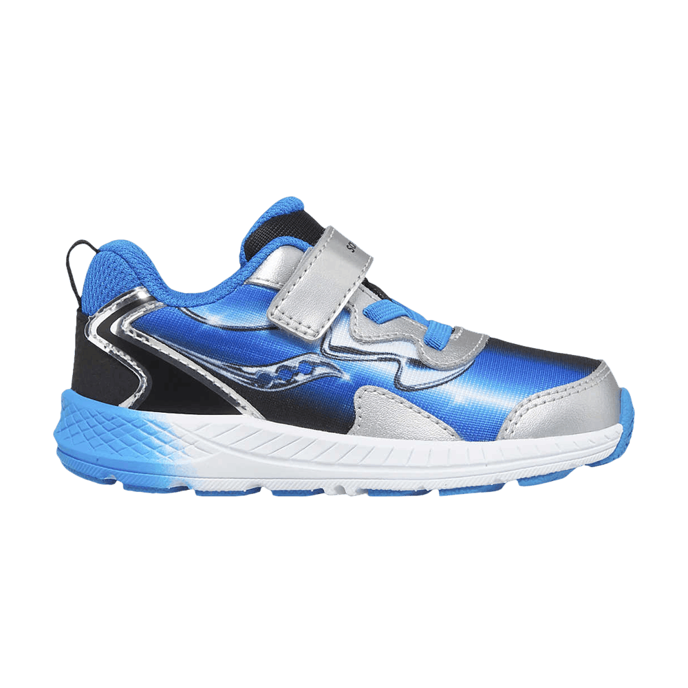 Saucony Flash 3.0 A/C Little Kid 'Black Blue Chrome'