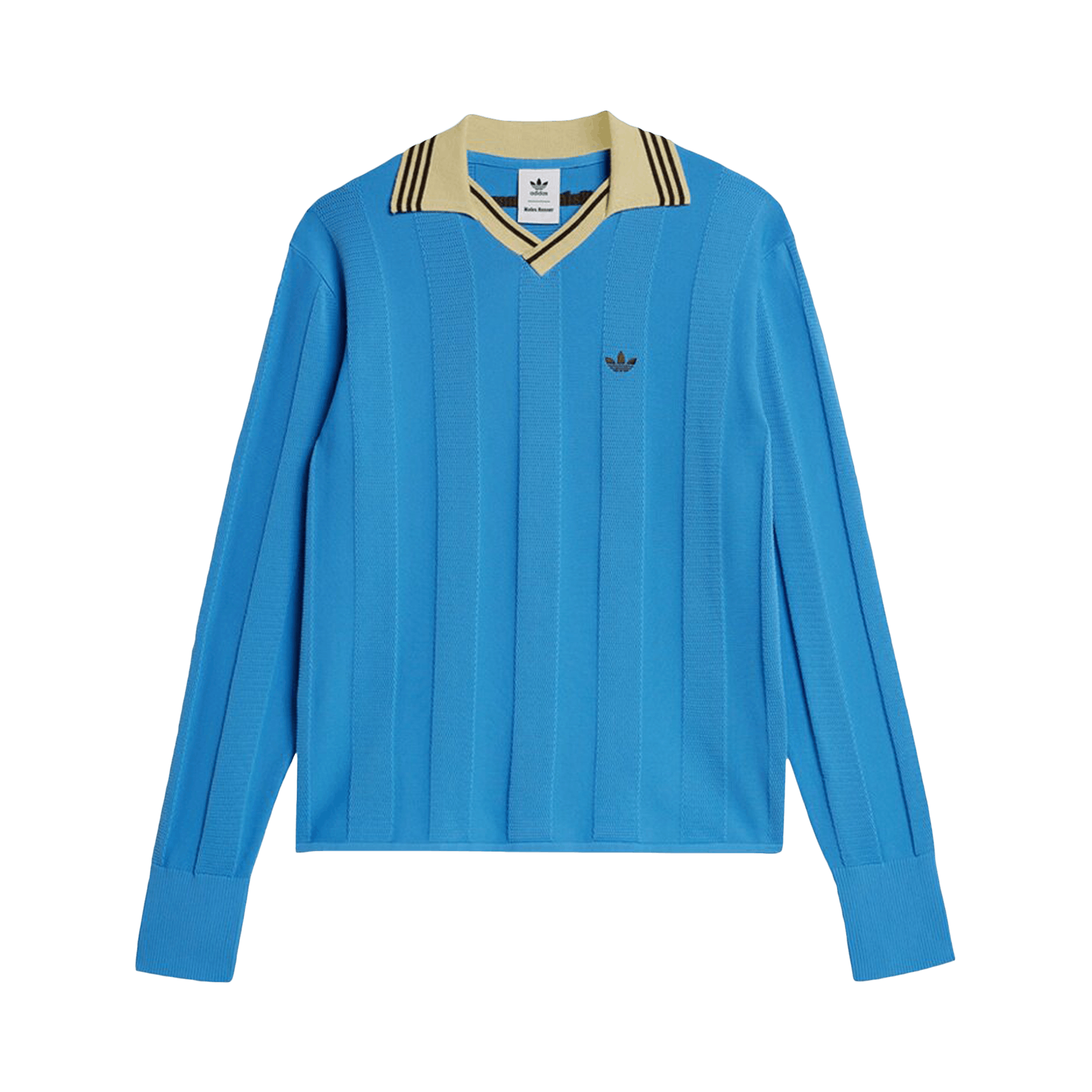 adidas x Wales Bonner Knit Long-Sleeve Football Tee 'Lucky Blue'
