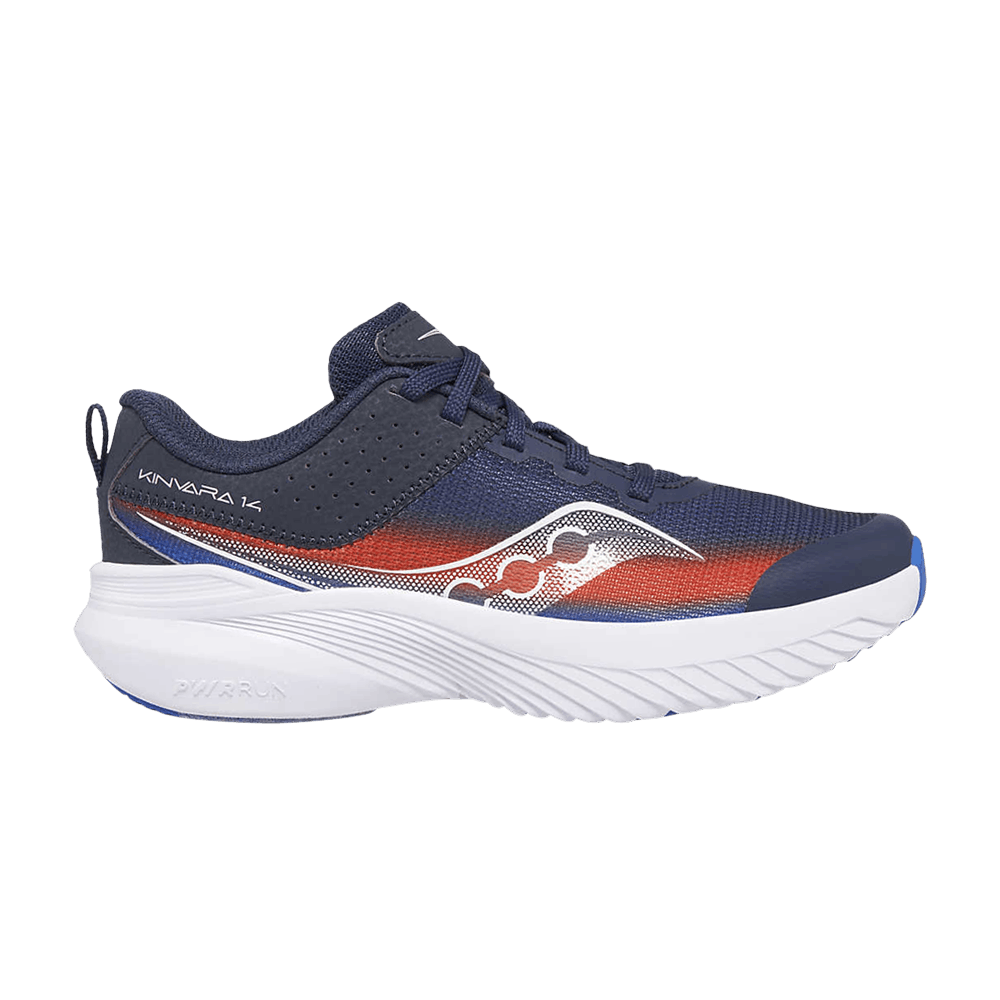 Saucony Kinvara 14 Big Kid 'Navy Red'