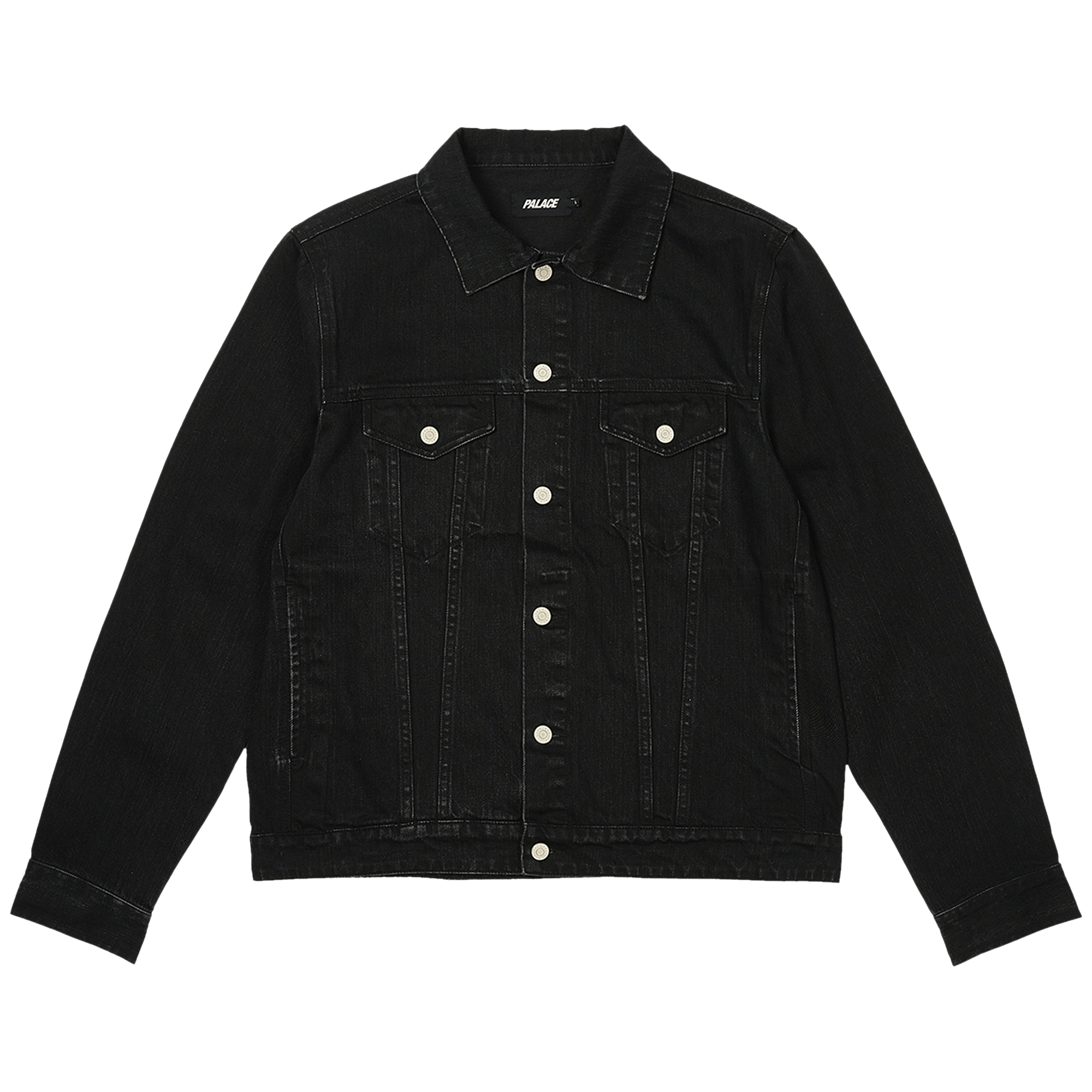 Palace Type P Jacket 'Black Stone Wash'