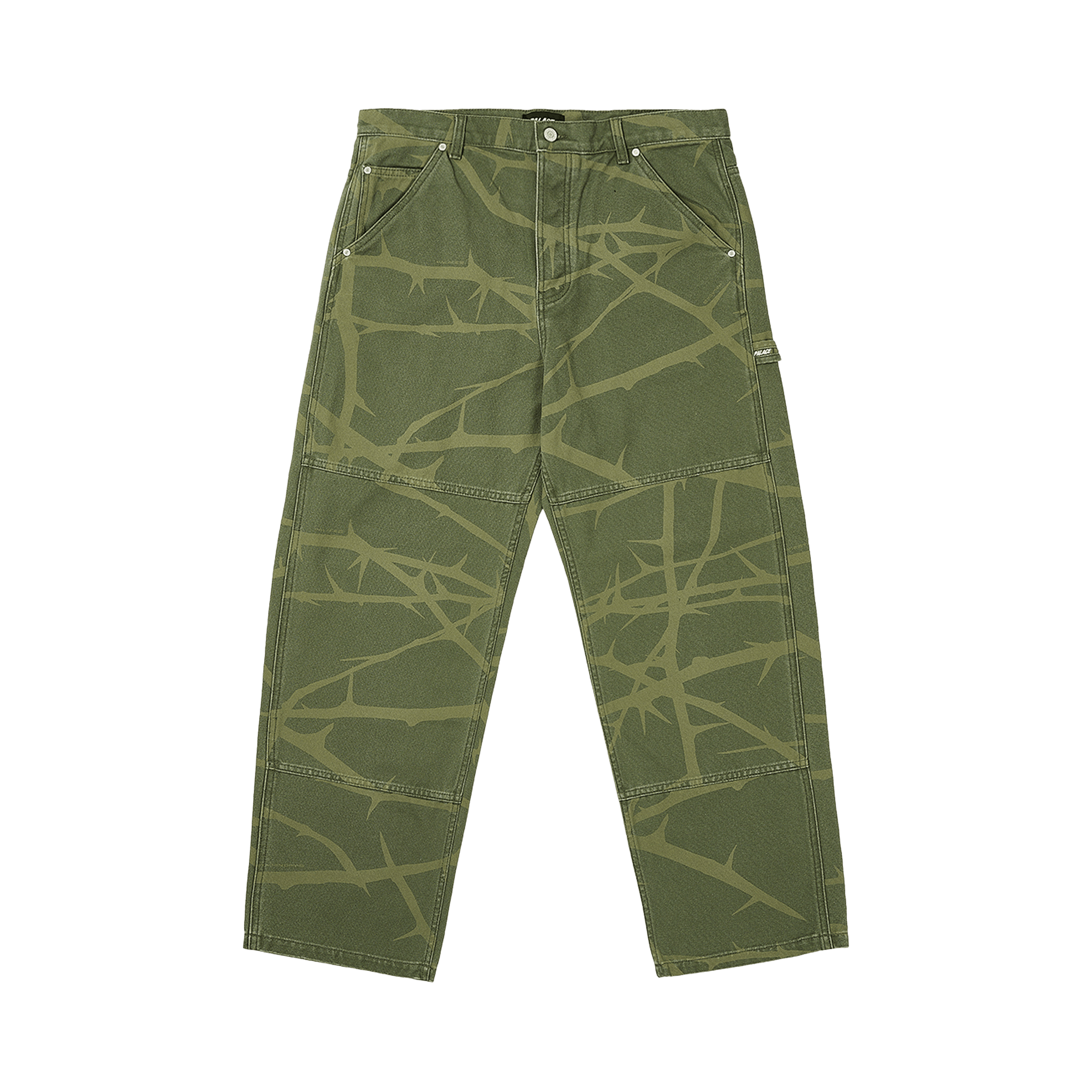 Palace Heavy Canvas Work Pant 'The Deep Green'