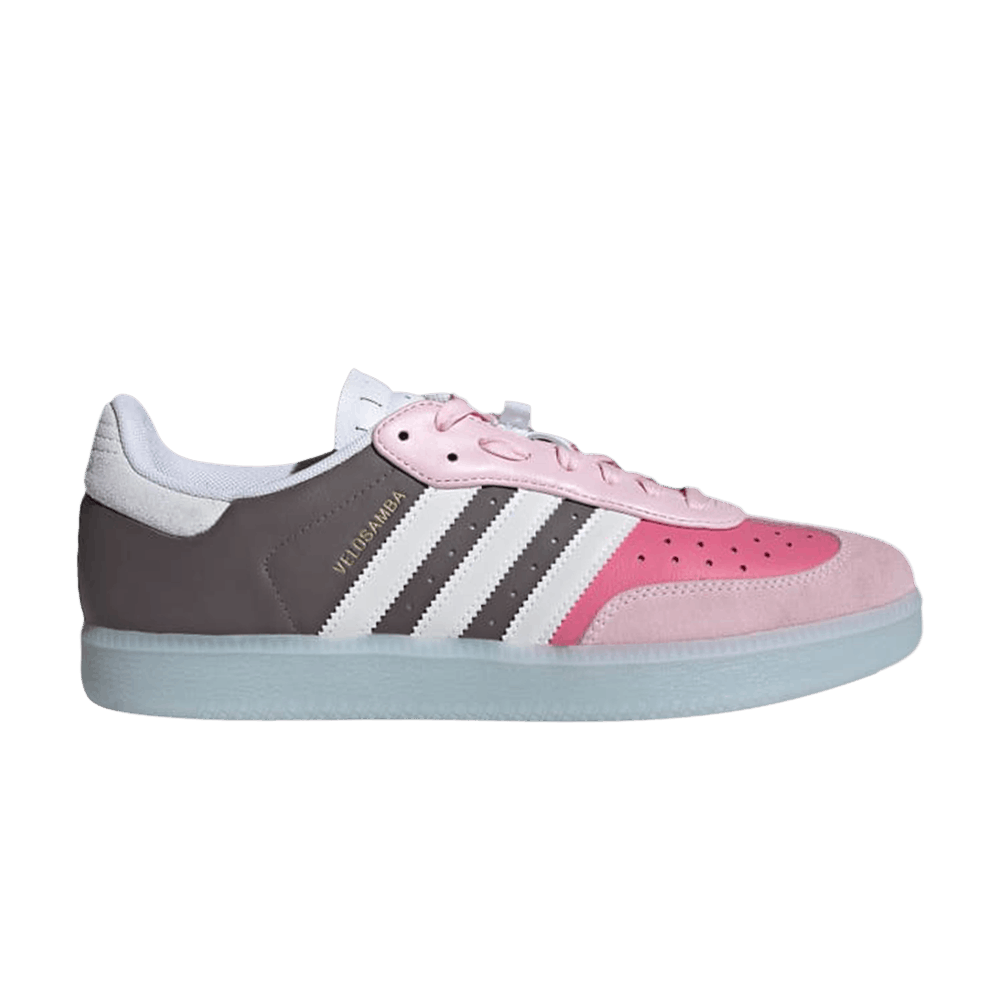 Adidas Velosamba Leather 'Charcoal Clear Pink'
