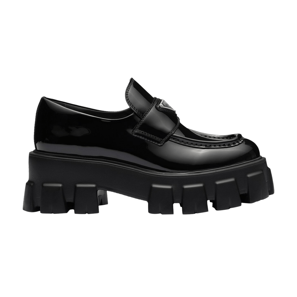 Prada Wmns Monolith Patent Leather Loafer 'Black'
