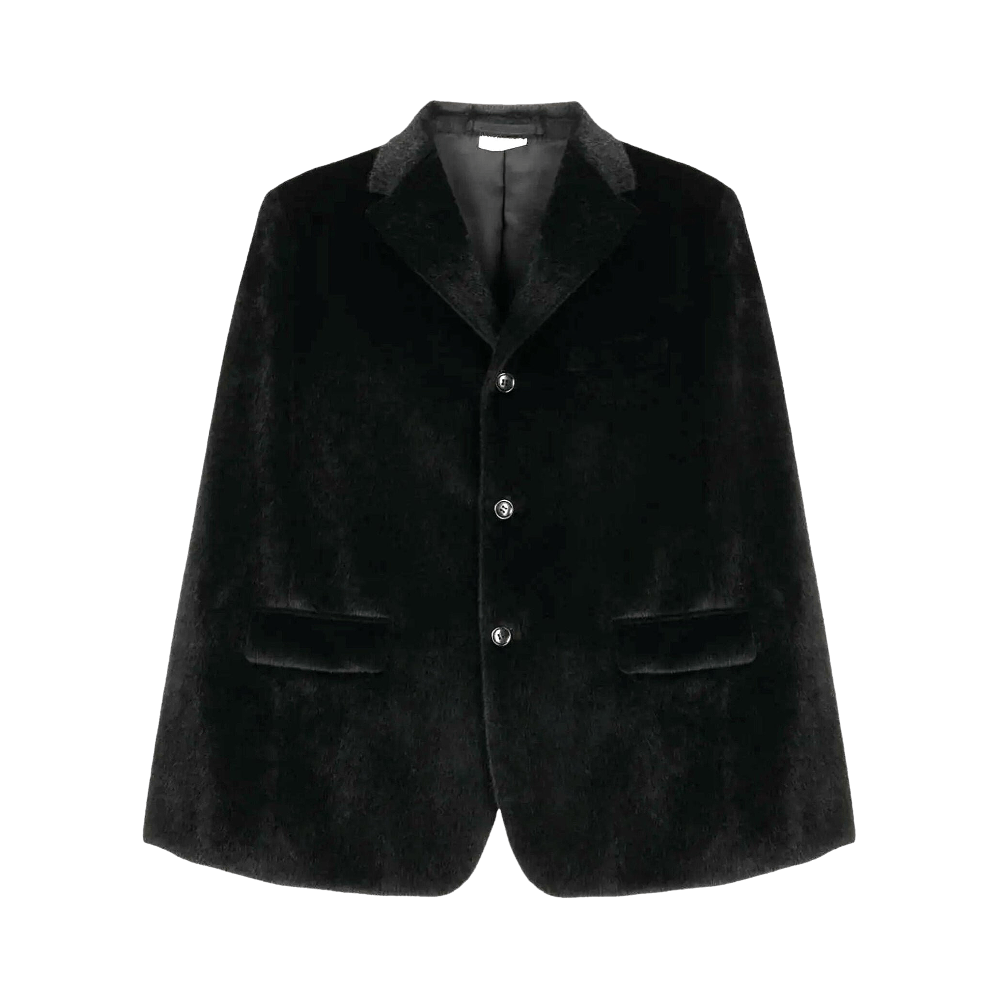 Comme des Garçons Homme Plus Fur Pocket Jacket 'Black'