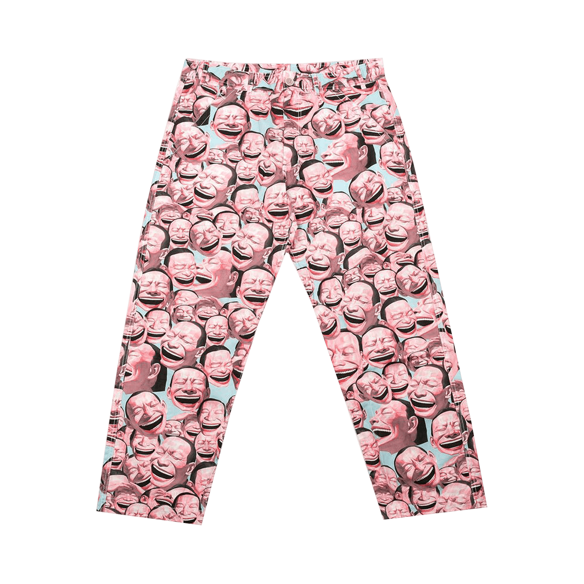 Comme des Garçons SHIRT Yue Minjun Graphic Print Pants 'Pink'