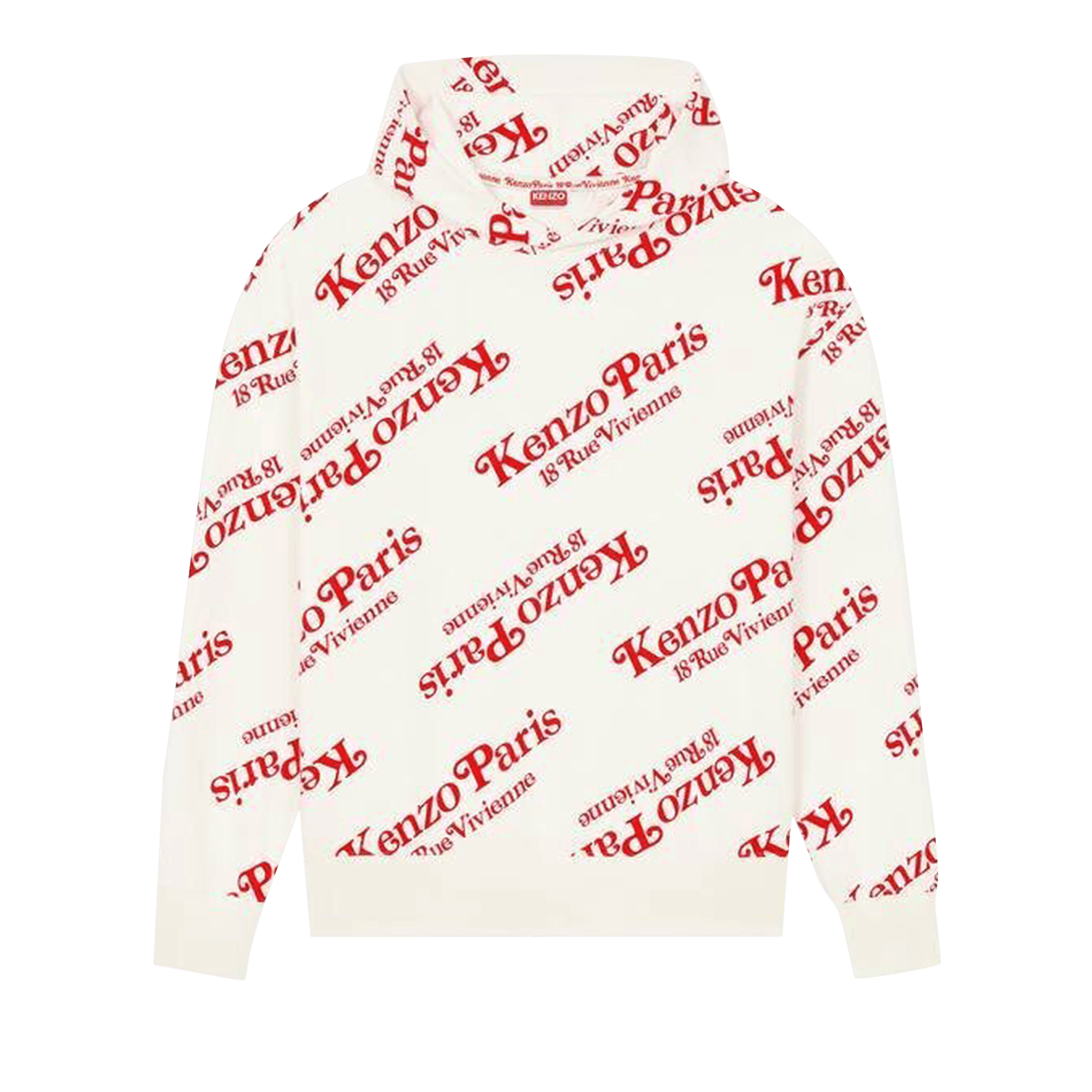 Kenzo x Verdy Oversized Hooded Sweatshirt 'Off White'
