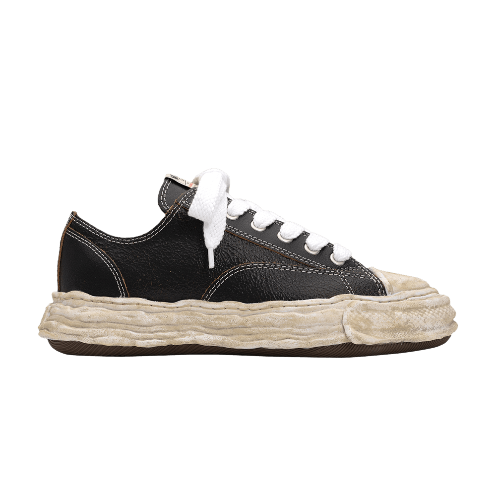 Maison Mihara Yasuhiro Peterson Low 'Cracking Leather - Black White'