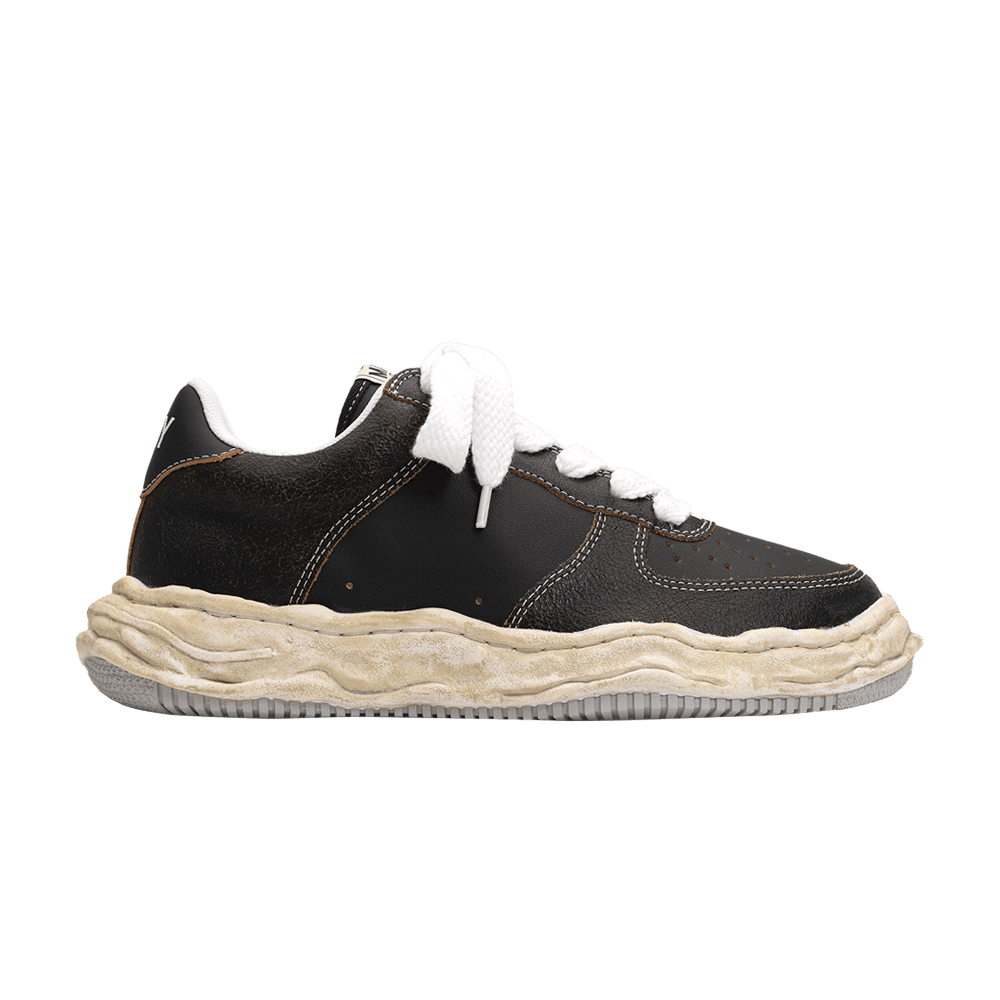 Maison Mihara Yasuhiro Wayne Low 'Cracking Leather - Black White'
