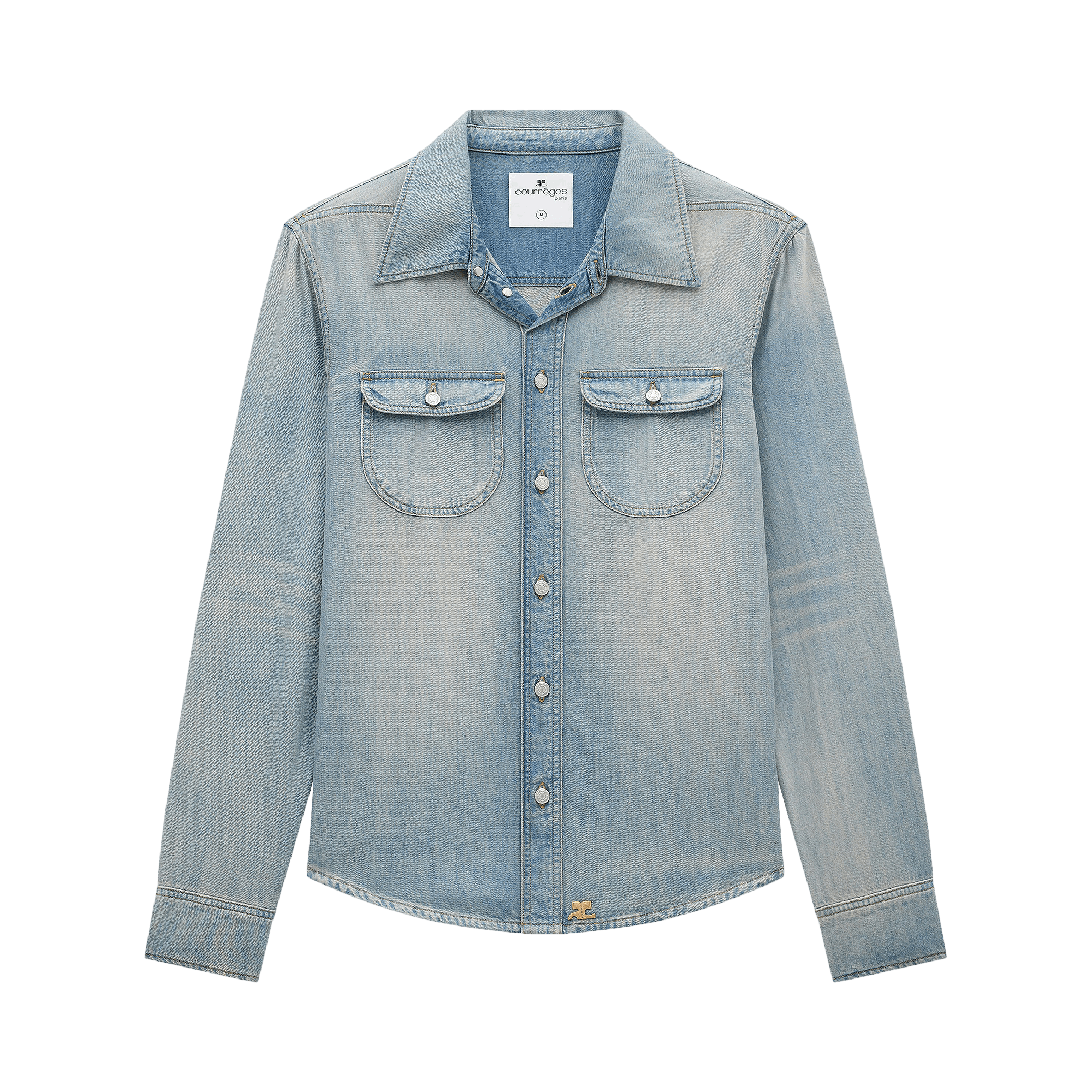 Courrèges Denim Shirt 'Light Blue Wash'