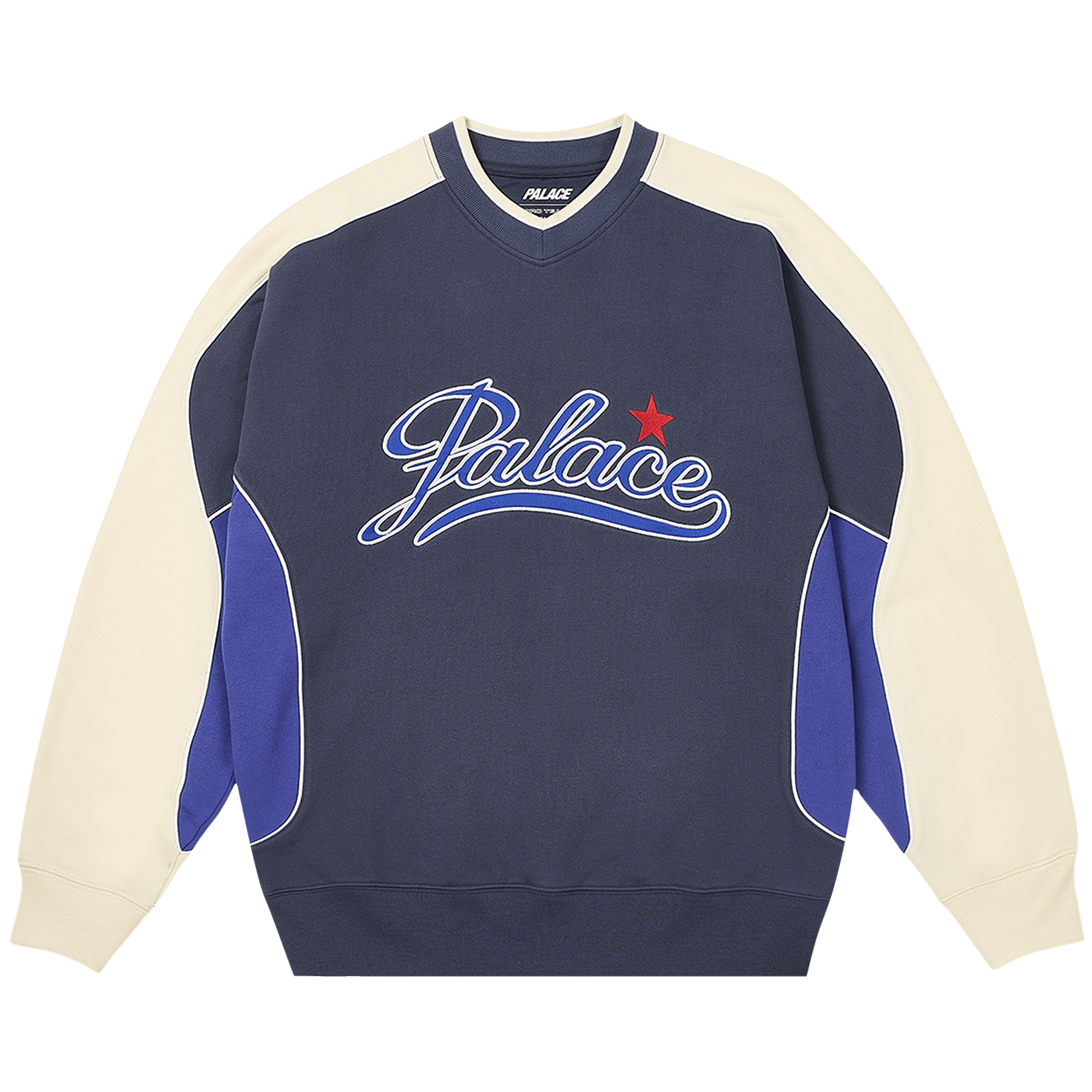 Palace Star Script Crew 'Navy'