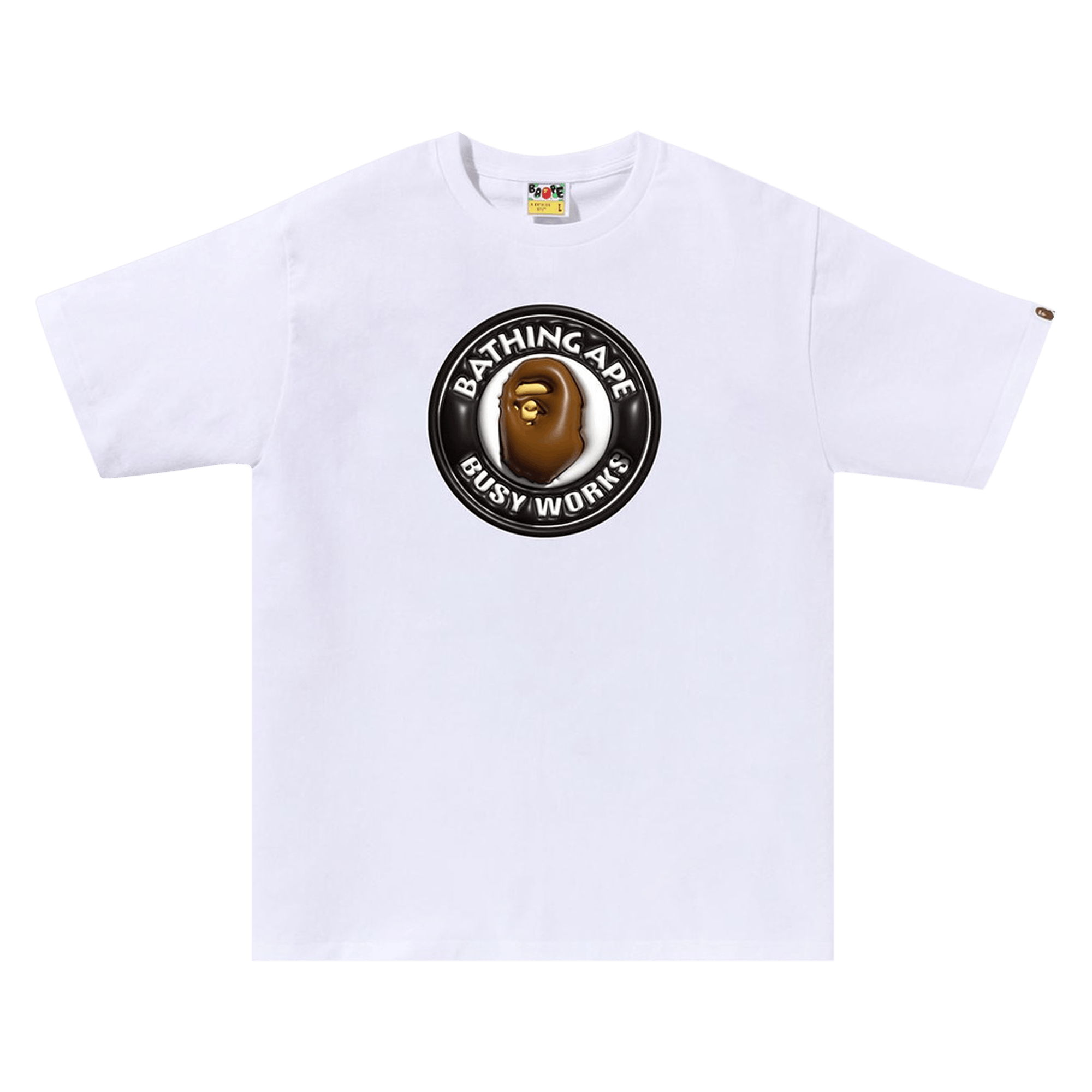 BAPE 3D Busy Works Tee 'White'