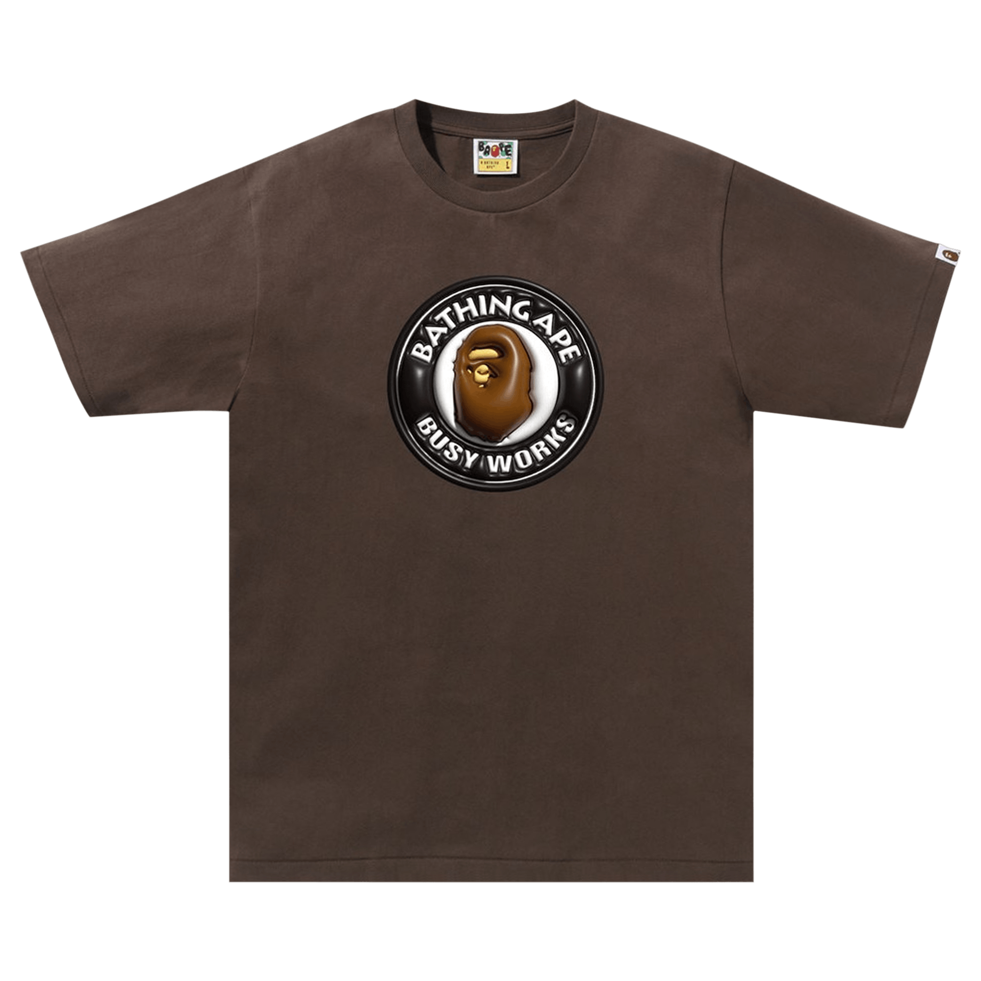 BAPE 3D Busy Works Tee 'Brown'