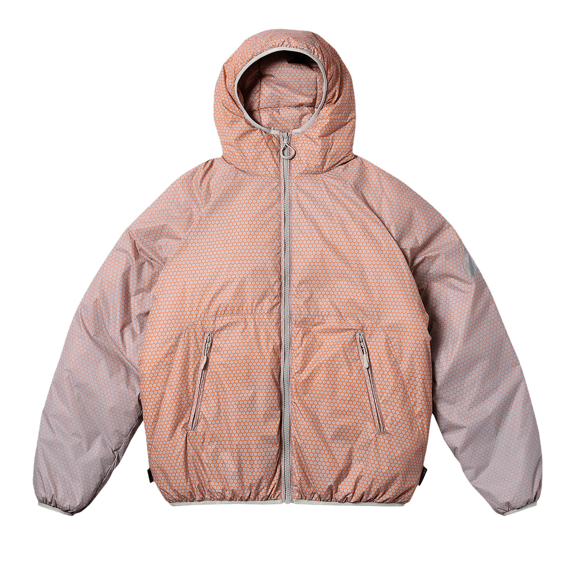 Palace Hexagon Pertex Quilted Jacket 'Grey'