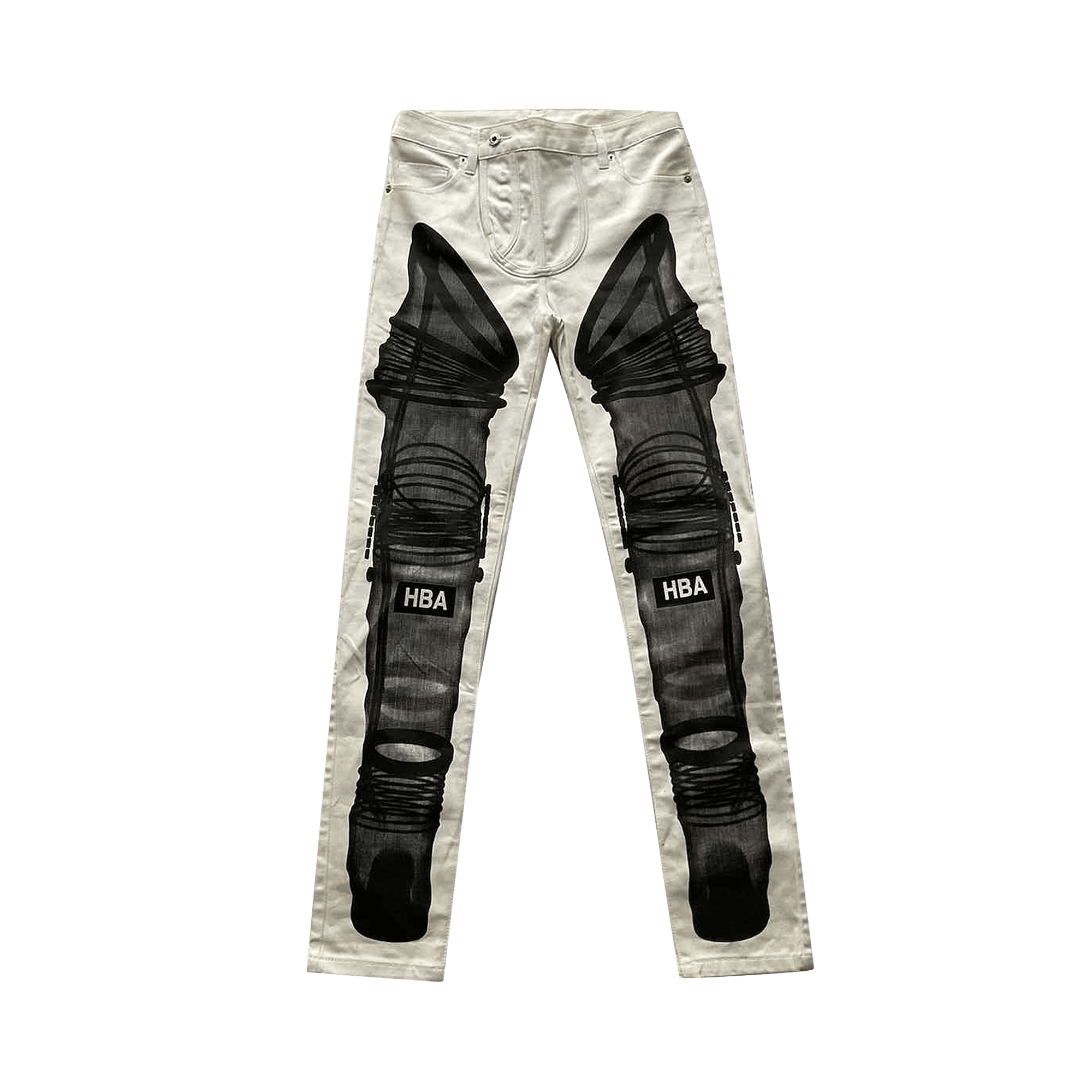 Buy Hood By Air Raw Denim Pant #2 'Black' - HBA 154A 02 | GOAT