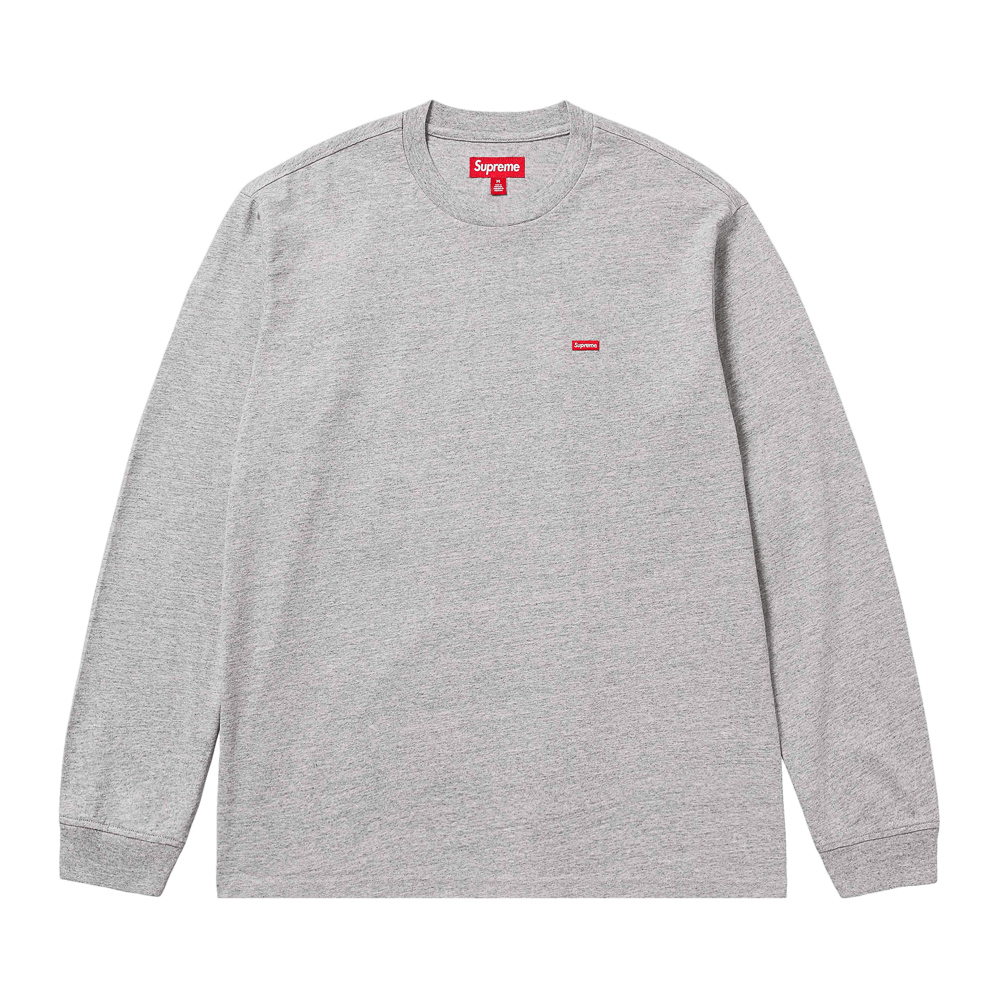Supreme Small Box Long-Sleeve Tee 'Heather Grey'