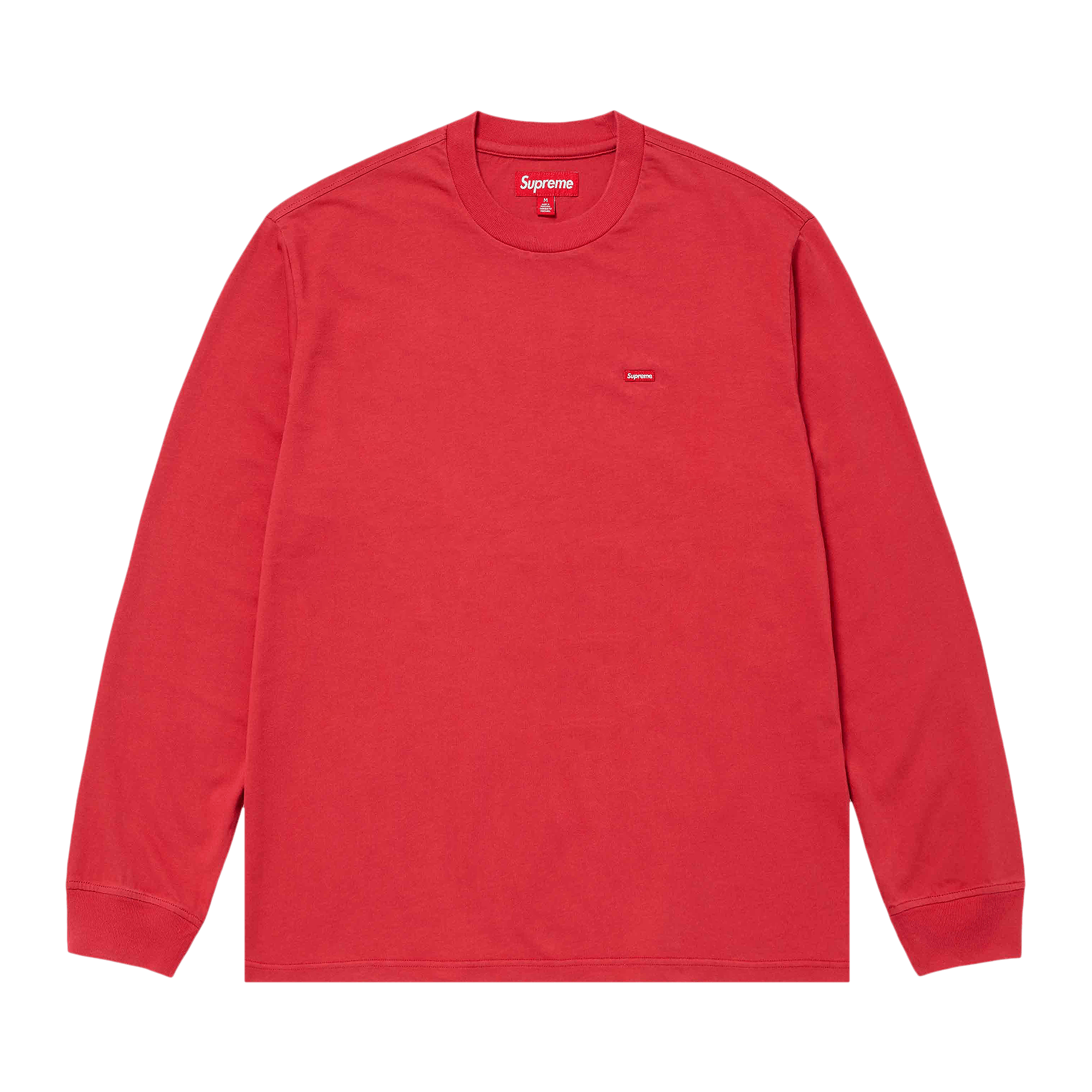 Supreme Small Box Long-Sleeve Tee 'Washed Red'