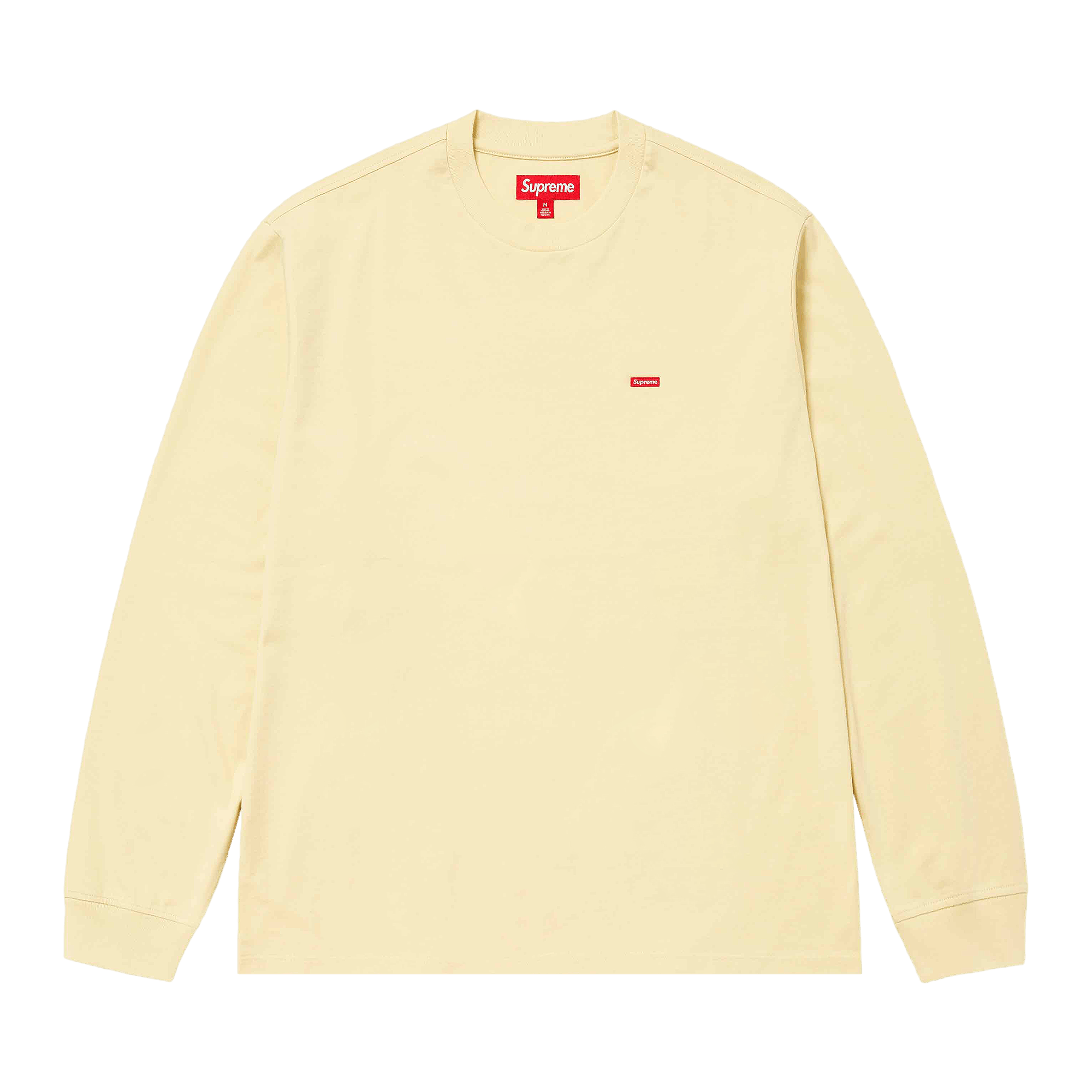 Supreme Small Box Long-Sleeve Tee 'Light Tan'