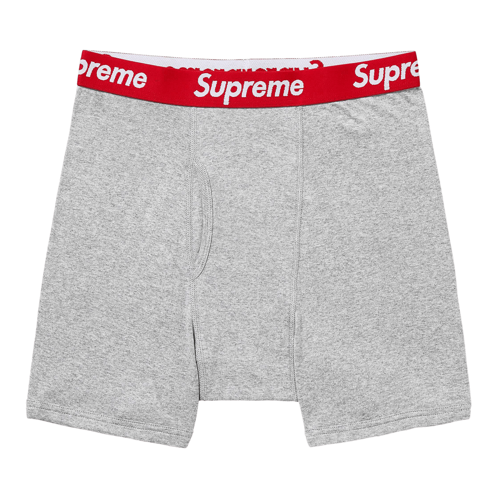 Supreme x Hanes Boxer Briefs (2 Pack) 'Heather Grey'