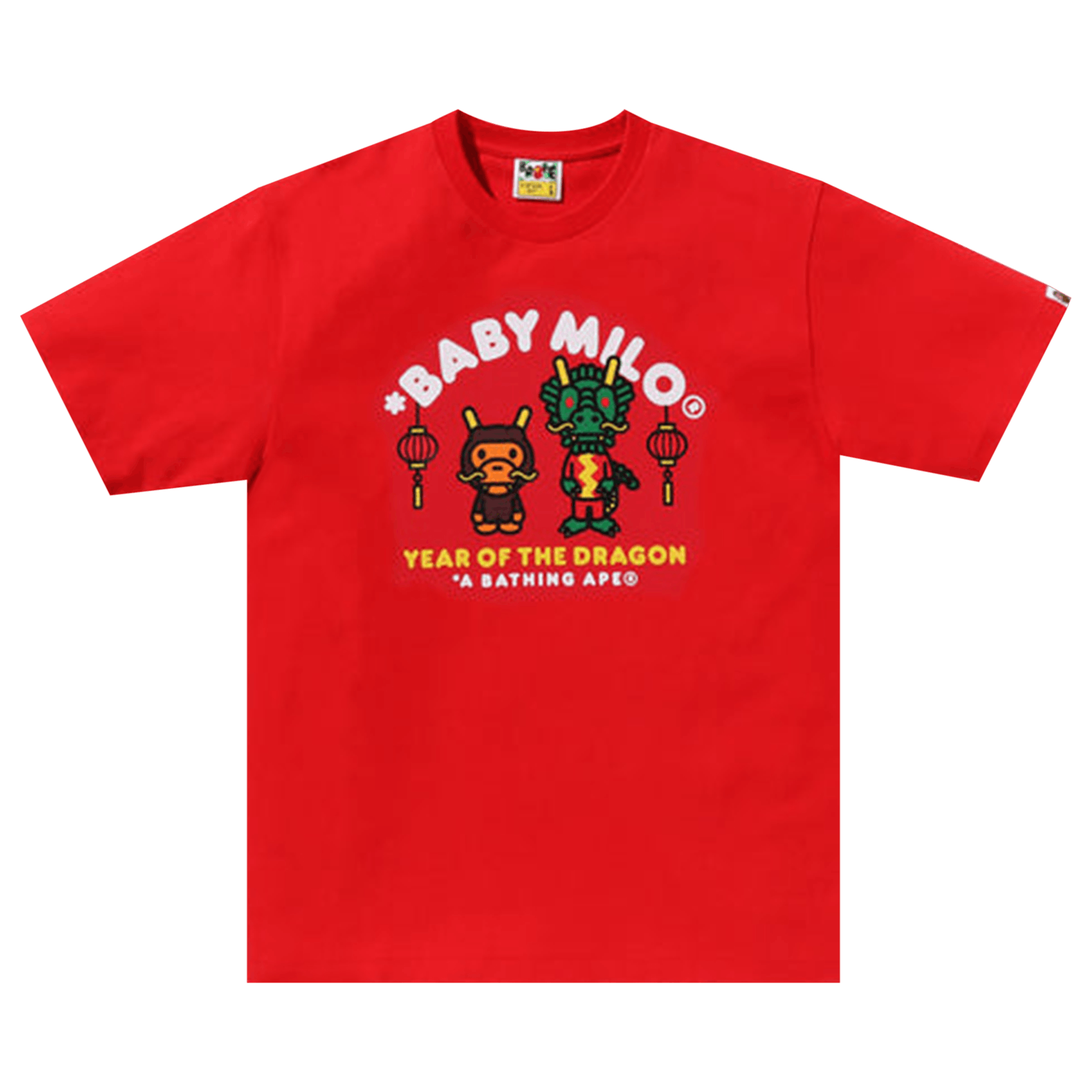 BAPE Year Of The Dragon Baby Milo Tee 'Red'