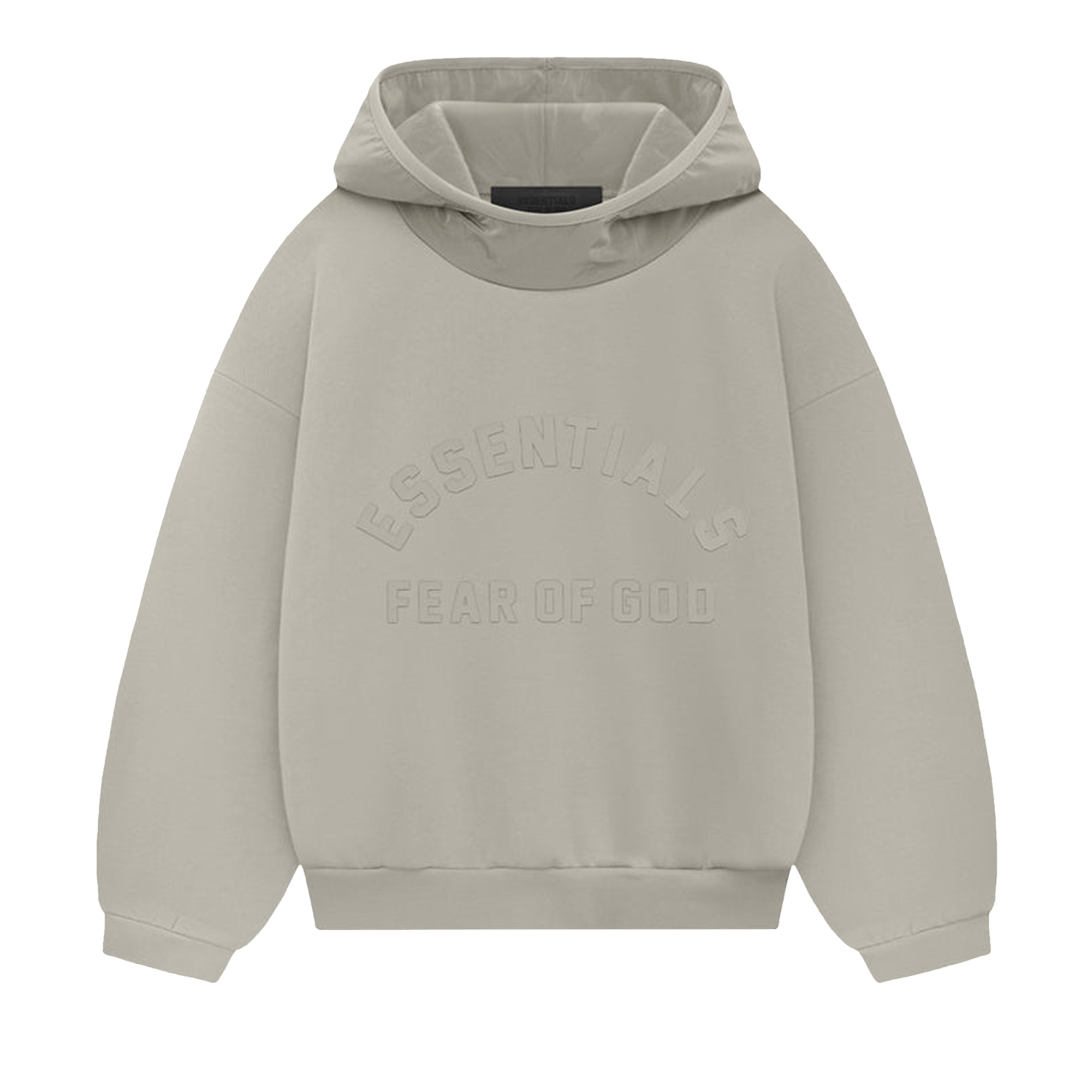 Fear of God Essentials Kids Nylon Fleece Hoodie 'Seal/Seal'