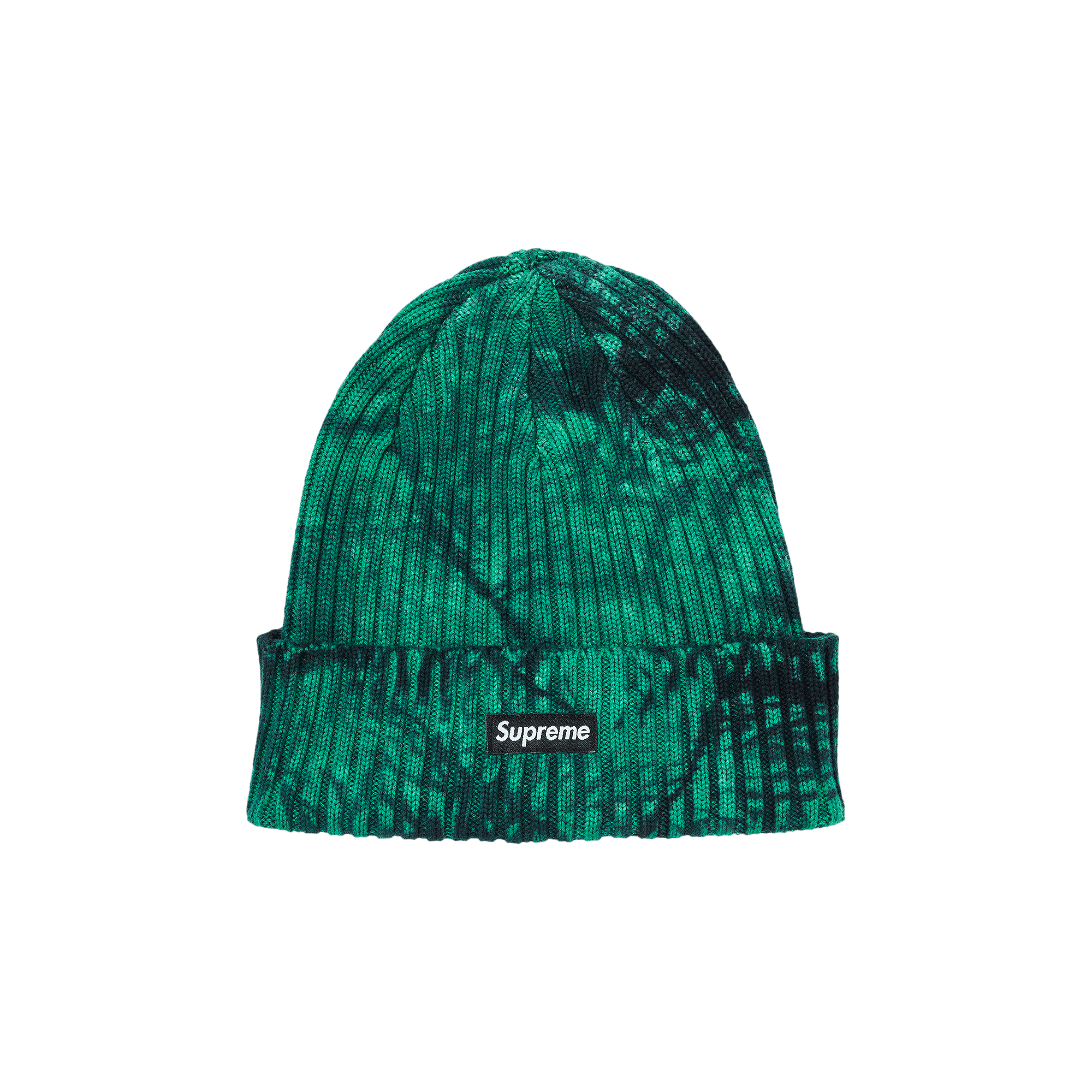 Supreme Overdyed Beanie 'Splatter Green'