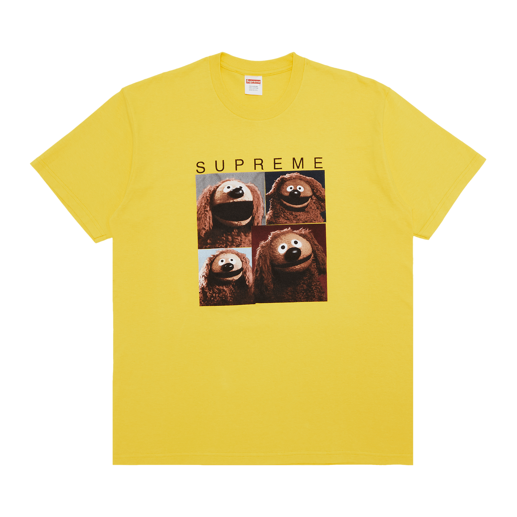 Supreme Rowlf Tee 'Yellow'