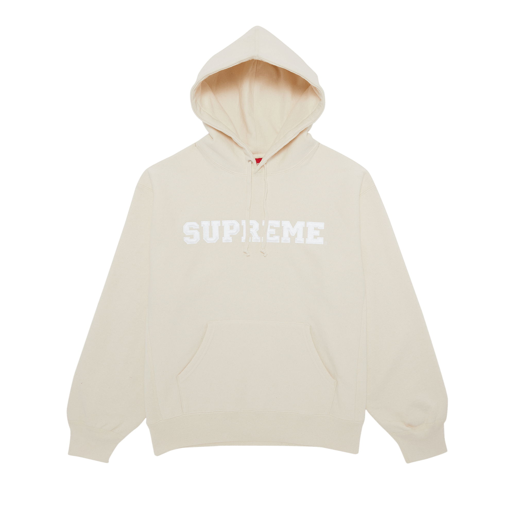 Supreme Collegiate Hooded Sweatshirt 'Natural'