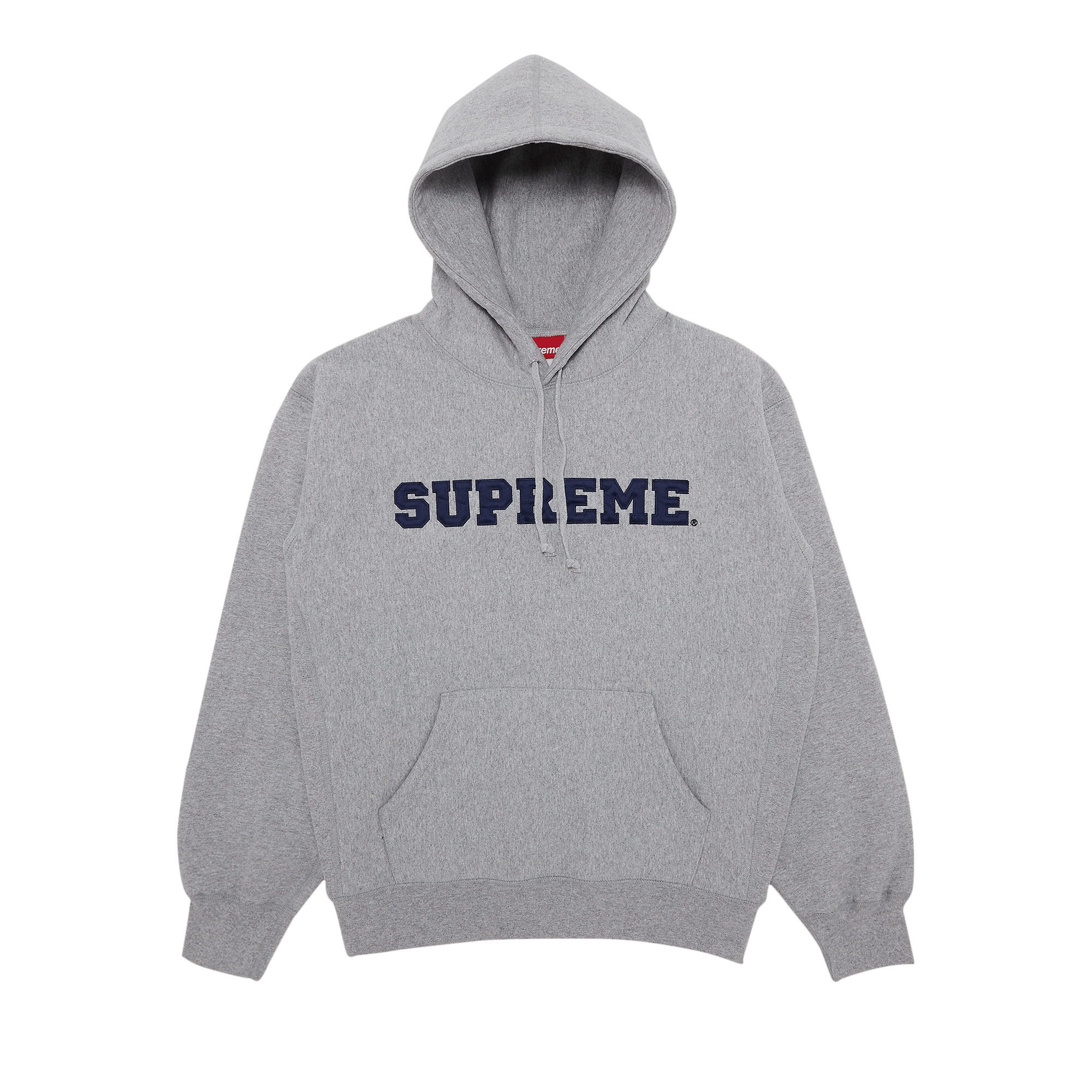 Supreme Collegiate Hooded Sweatshirt 'Heather Grey'