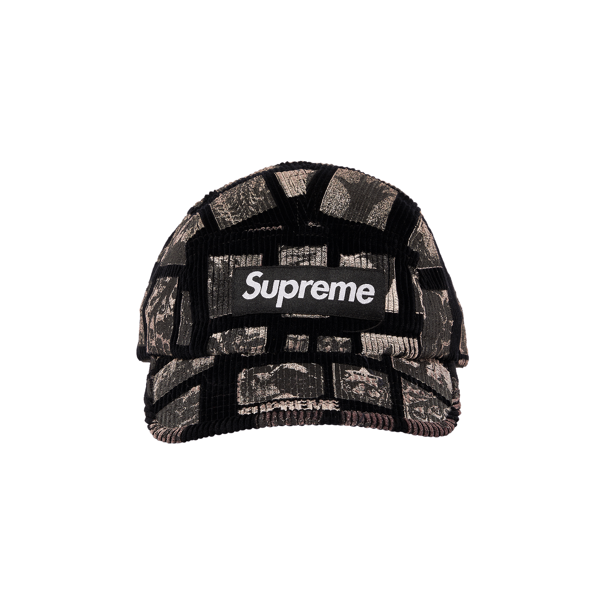 Supreme Weirdo Dave Corduroy Camp Cap 'Black'