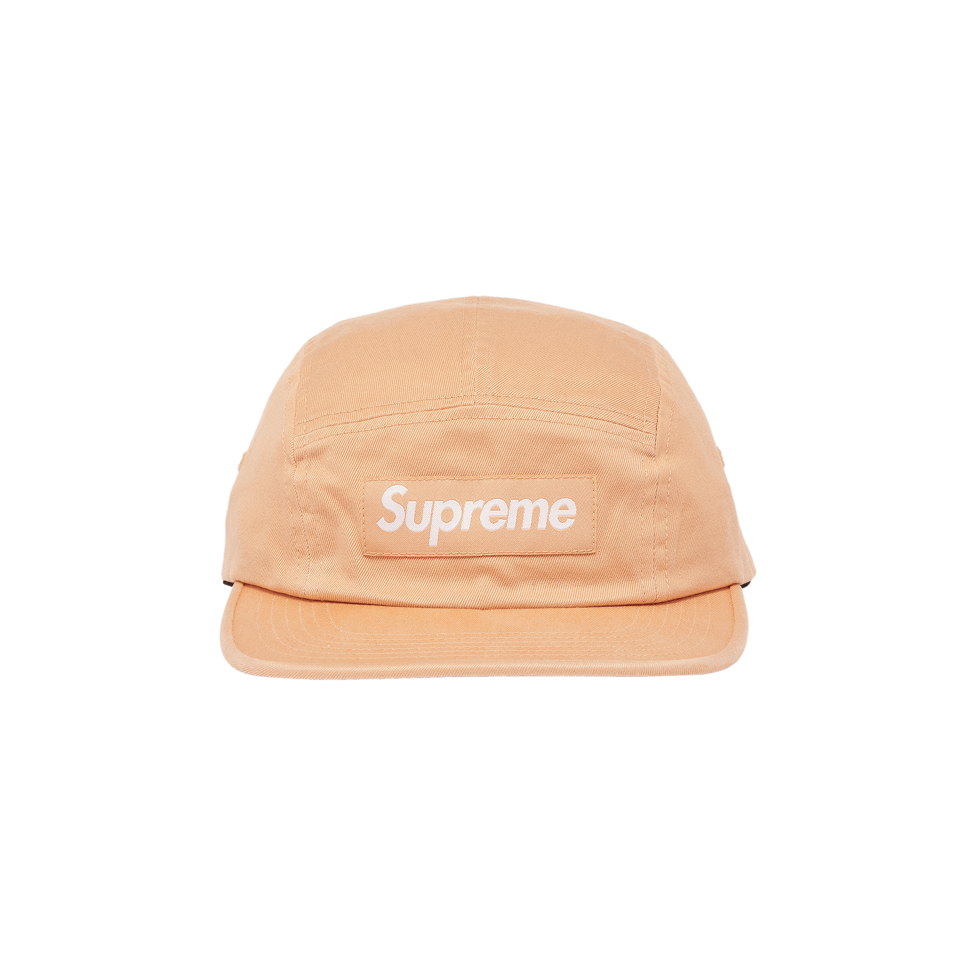 Supreme Washed Chino Twill Camp Cap 'Peach'