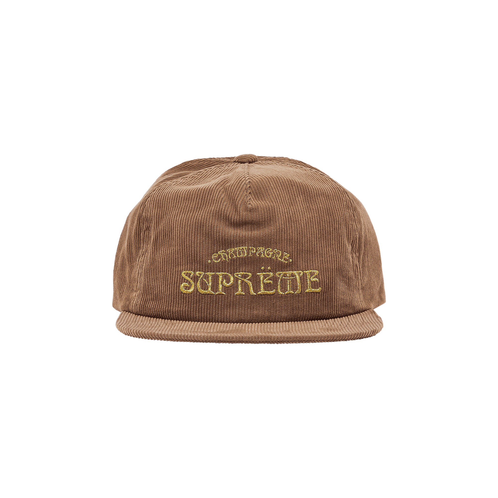 Supreme Champagne Corduroy 5-Panel 'Brown'