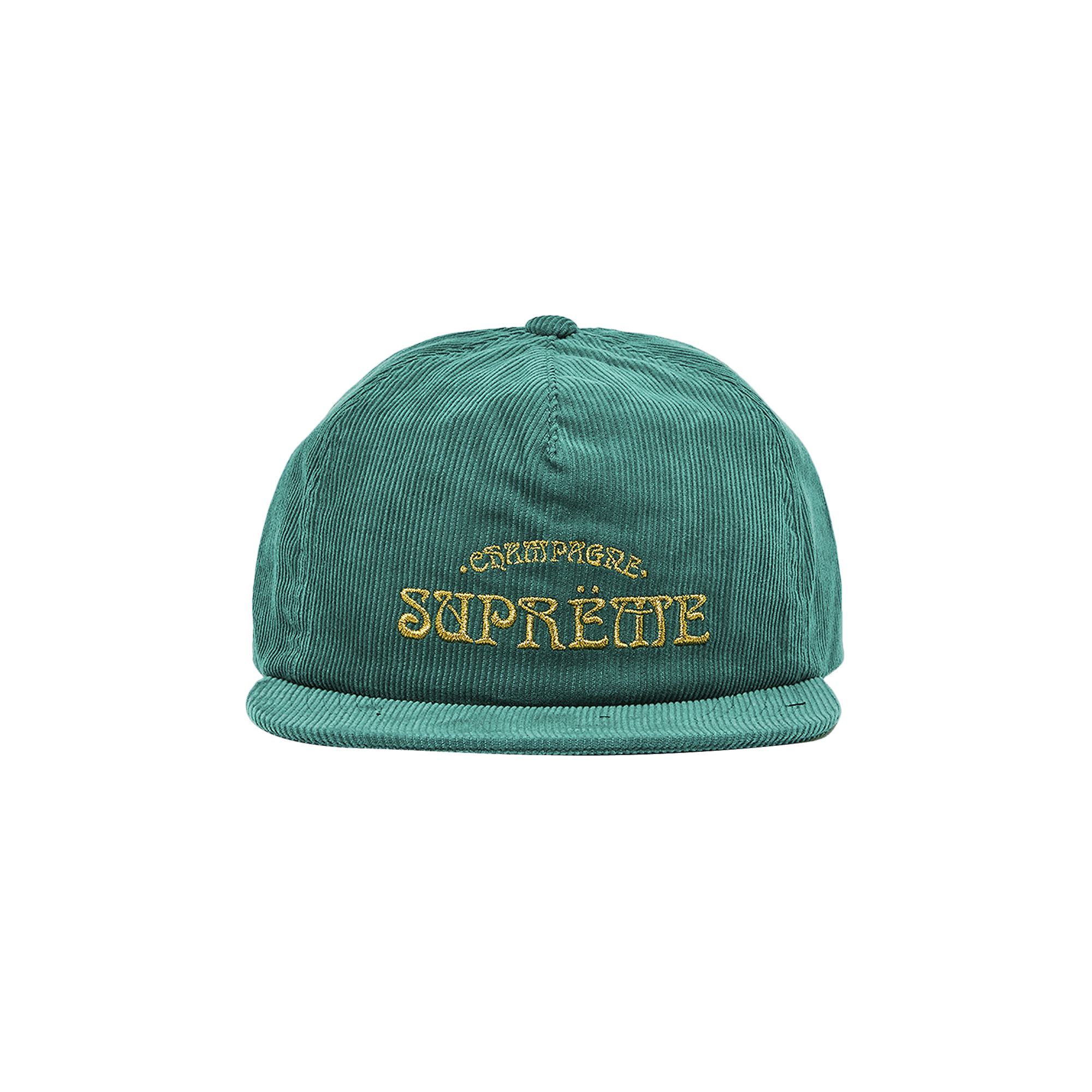 Supreme Champagne Corduroy 5-Panel 'Green'