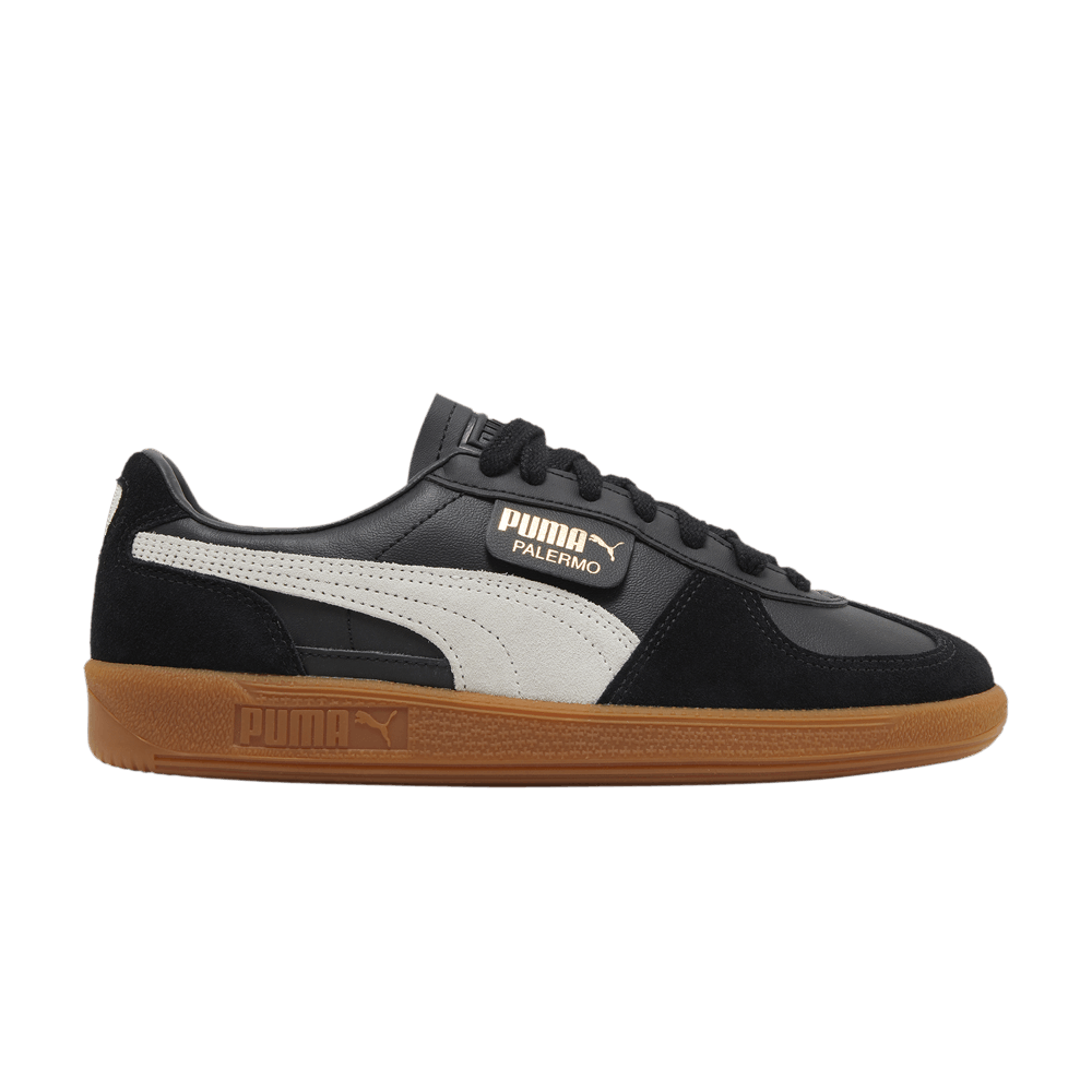 【PUMA】Palermo Vintage★396841-04★PUMA BLACK-FROSTED IVORY Puma Palermo Vintage Black Frosted Ivory Men's - 396841-04 - US