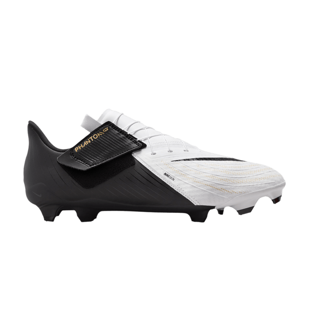 Nike Phantom GX 2 Academy EasyOn MG 'White Black Metallic Gold'