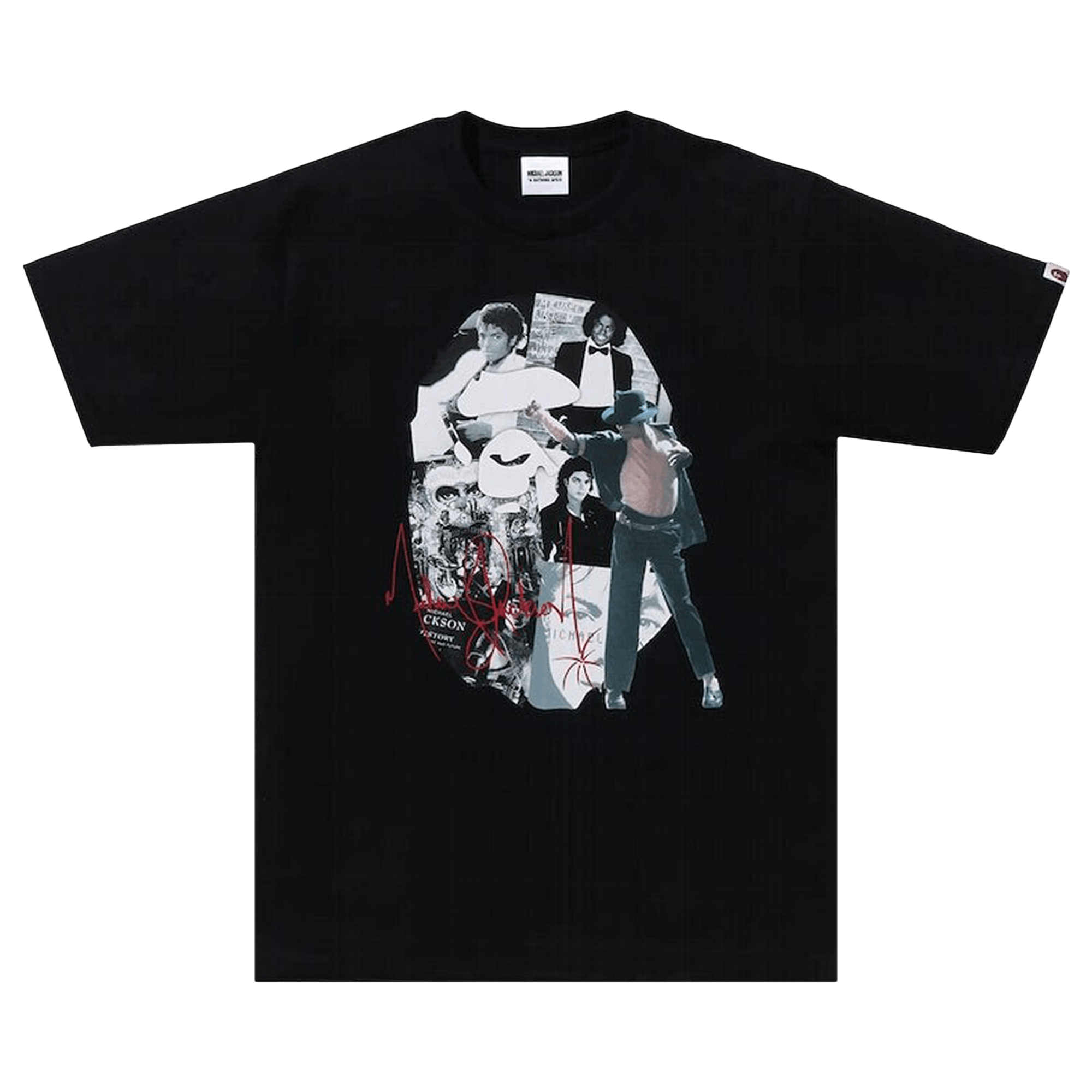 BAPE x Michael Jackson Album Jacket Ape Head Tee 'Black'