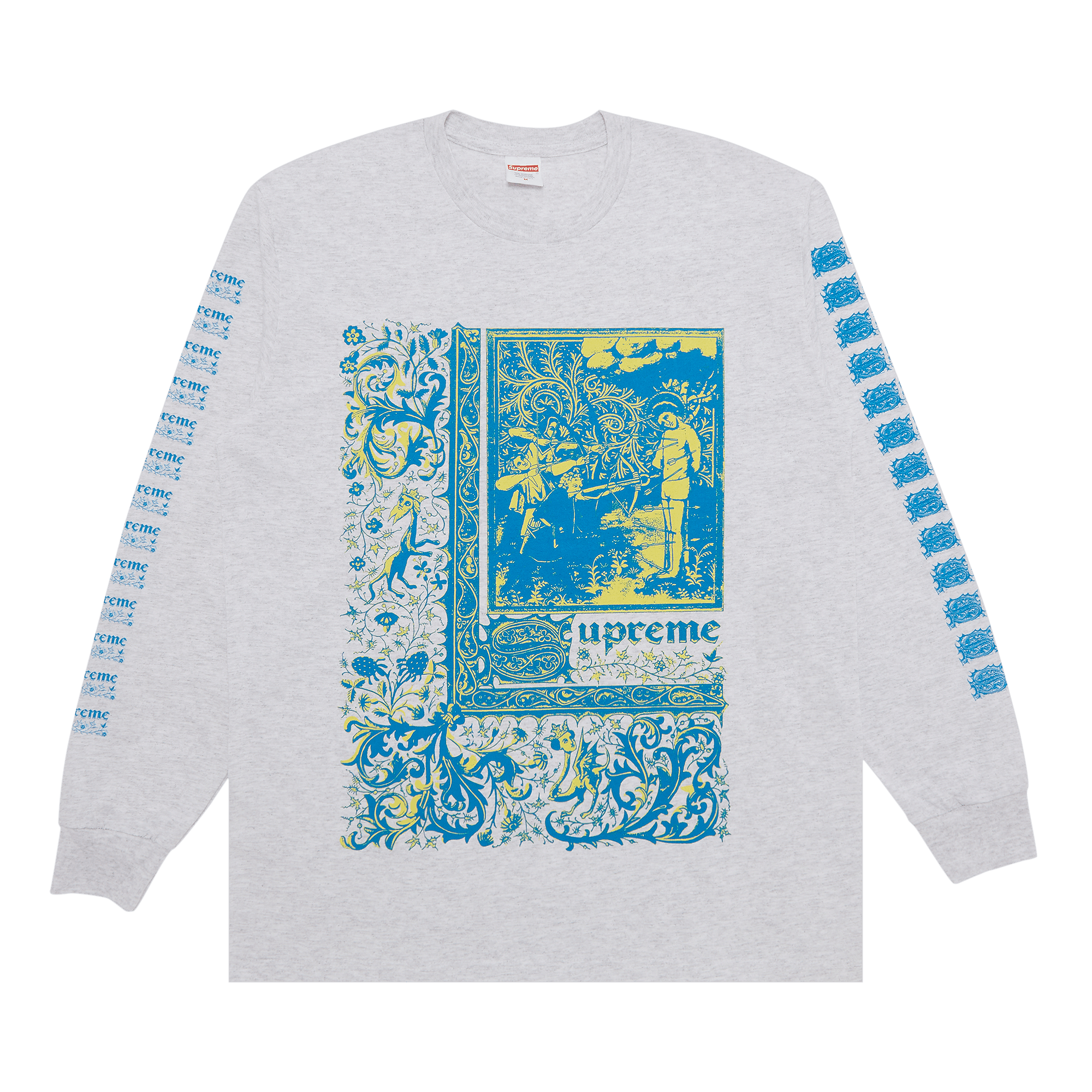Supreme Saint Sebastian Long-Sleeve Tee 'Ash Grey'