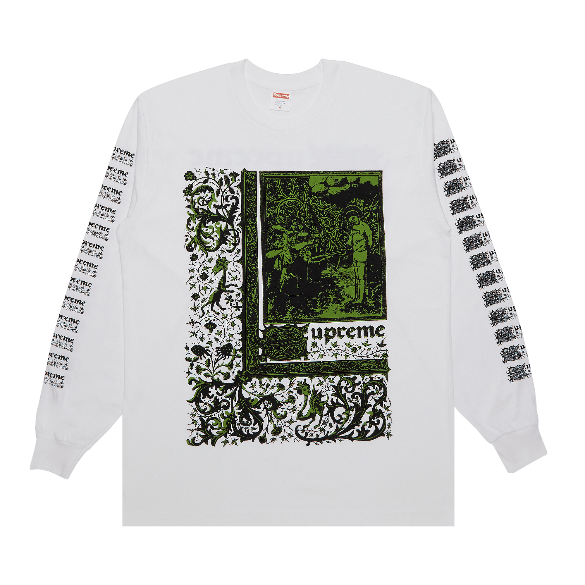 Supreme Saint Sebastian Long-Sleeve Tee 'White'