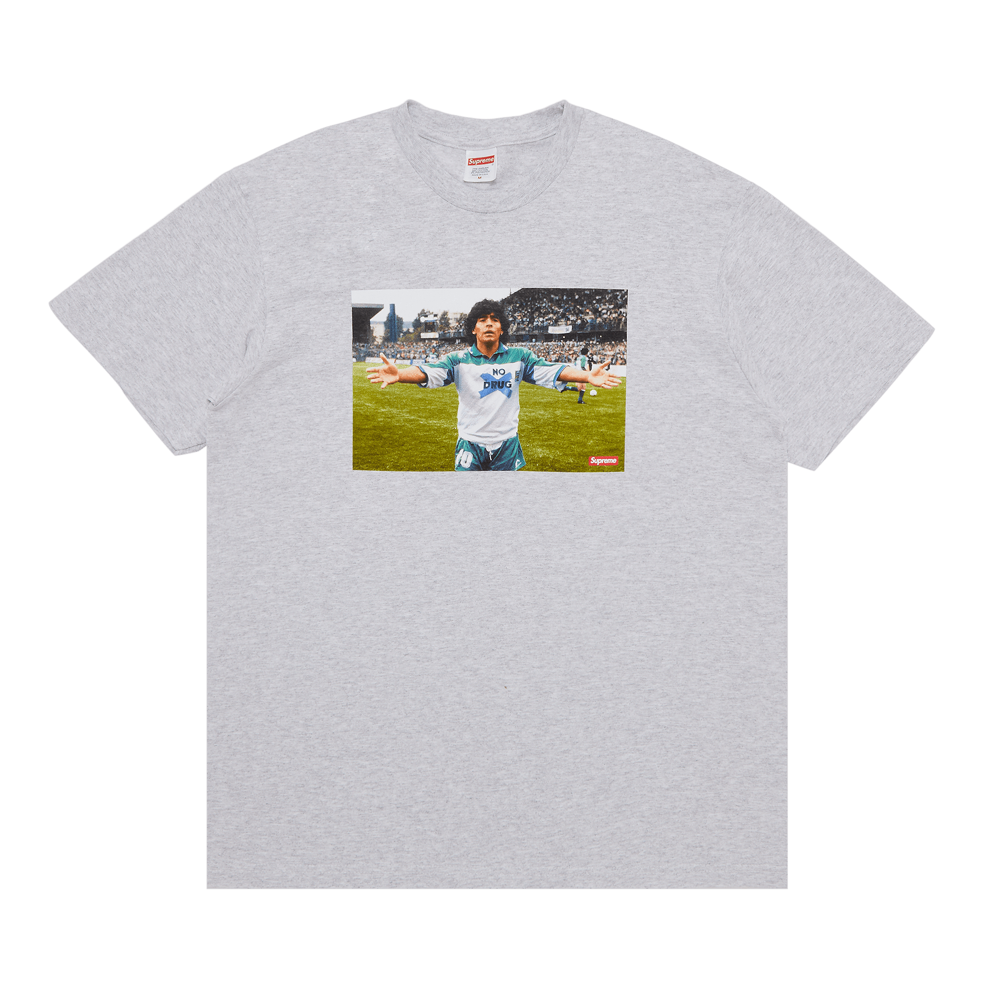 Supreme Maradona Tee 'Ash Grey'
