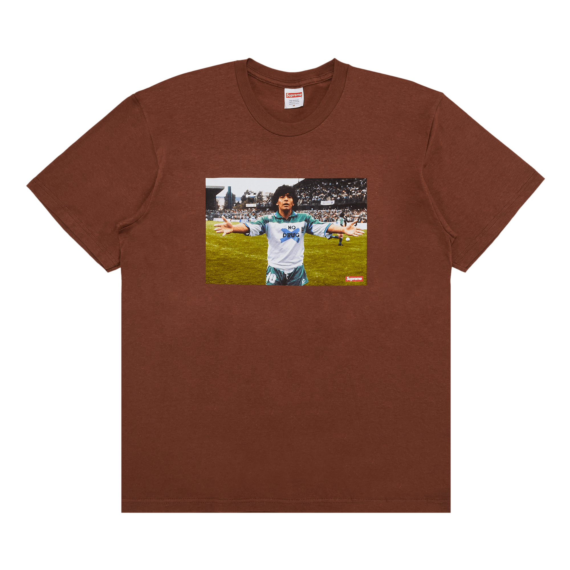 Supreme Maradona Tee 'Brown'