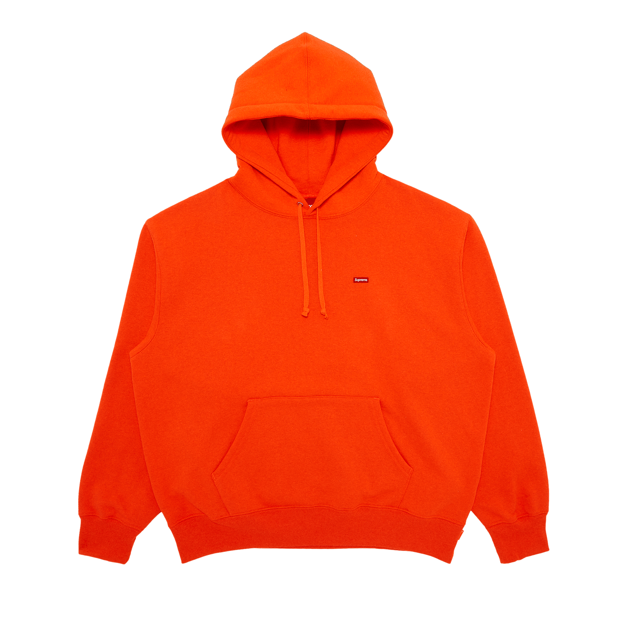 Supreme Small Box Hooded Sweatshirt 'Bright Orange'