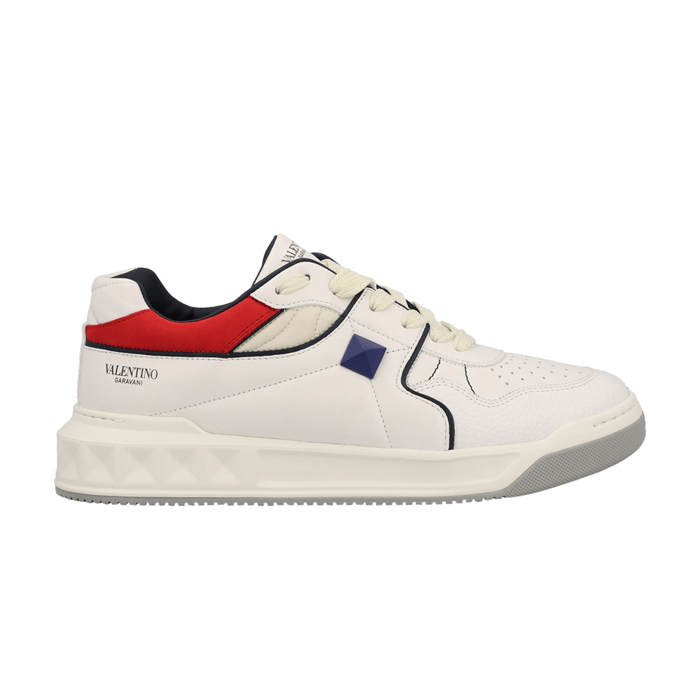 Valentino One Stud Low 'Bianco Red Marine'