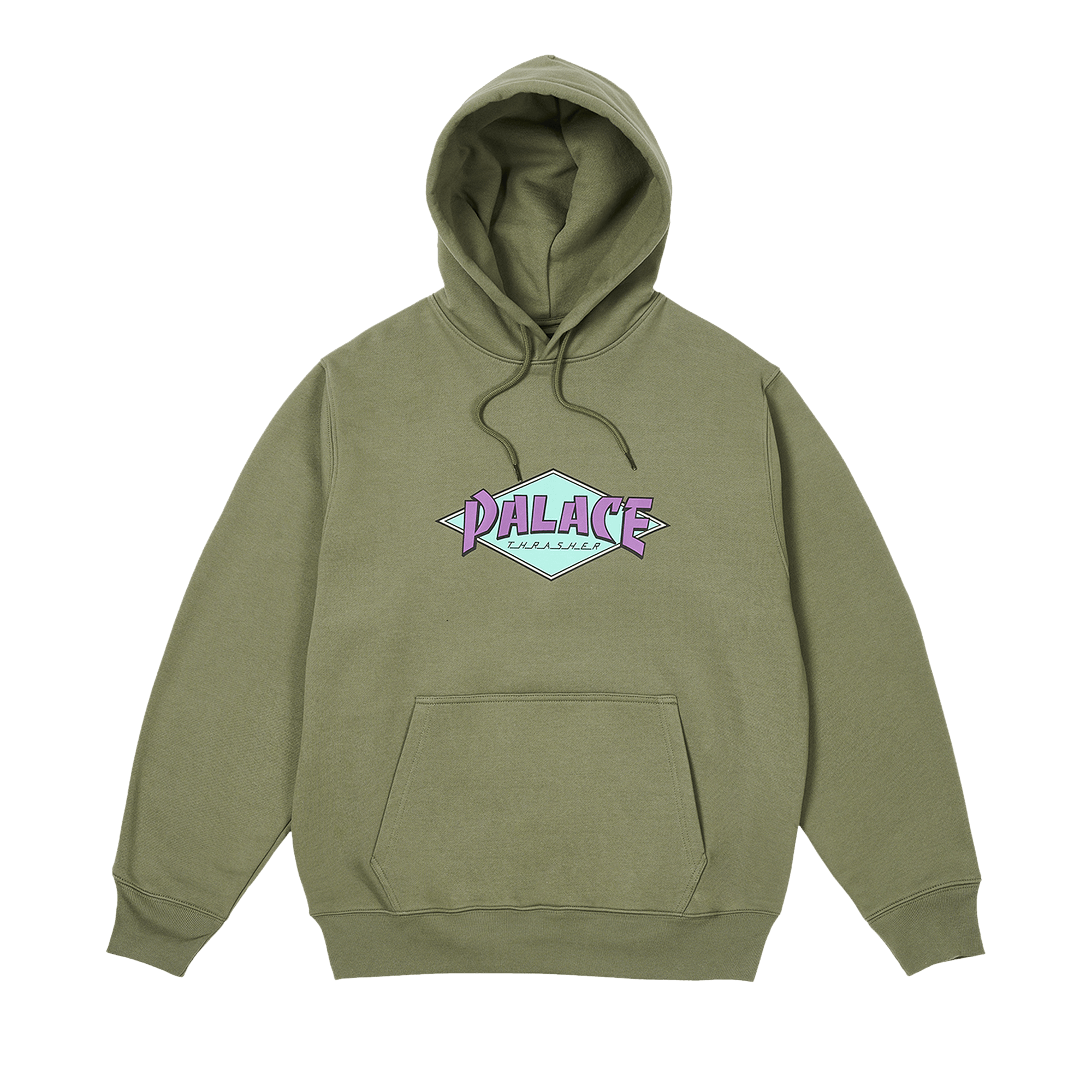 Palace x Thrasher Hood 'Olive'