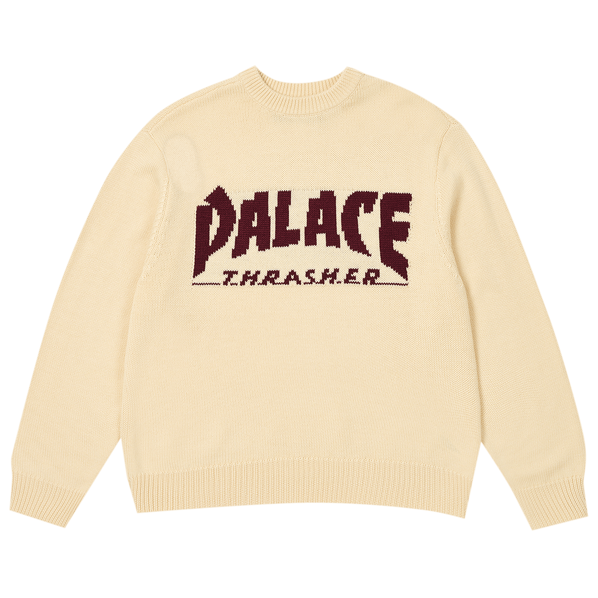 Palace x Thrasher Knit 'Off White'