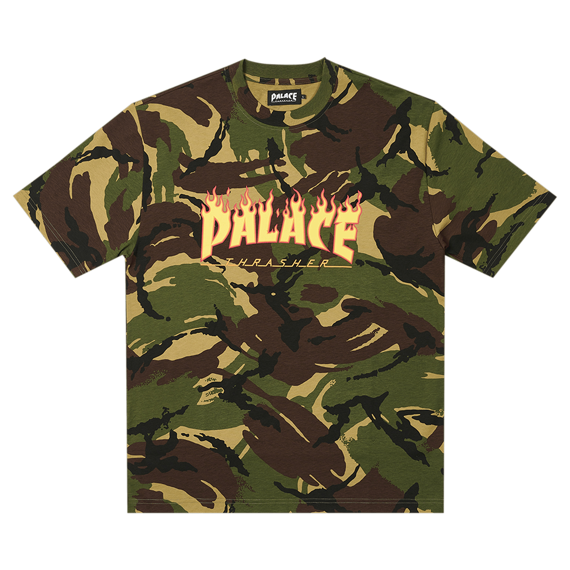 Palace x Thrasher T-Shirt 'Camo'