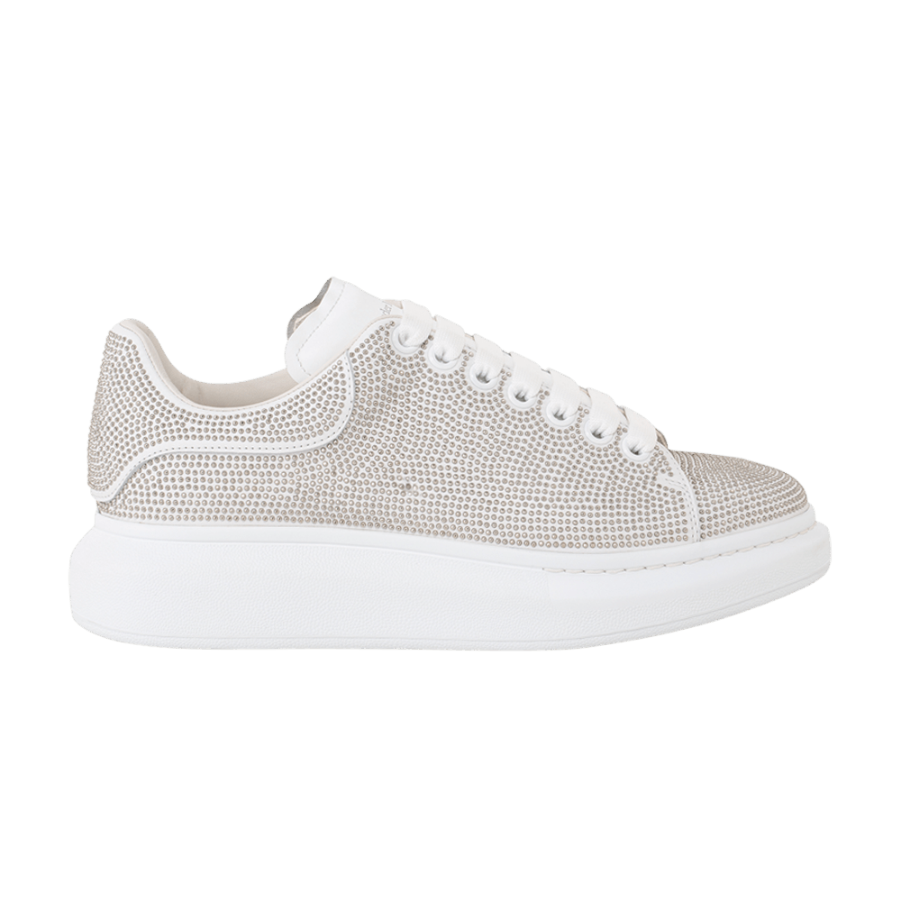 Alexander McQueen Oversized Sneaker 'White Silver Studded'