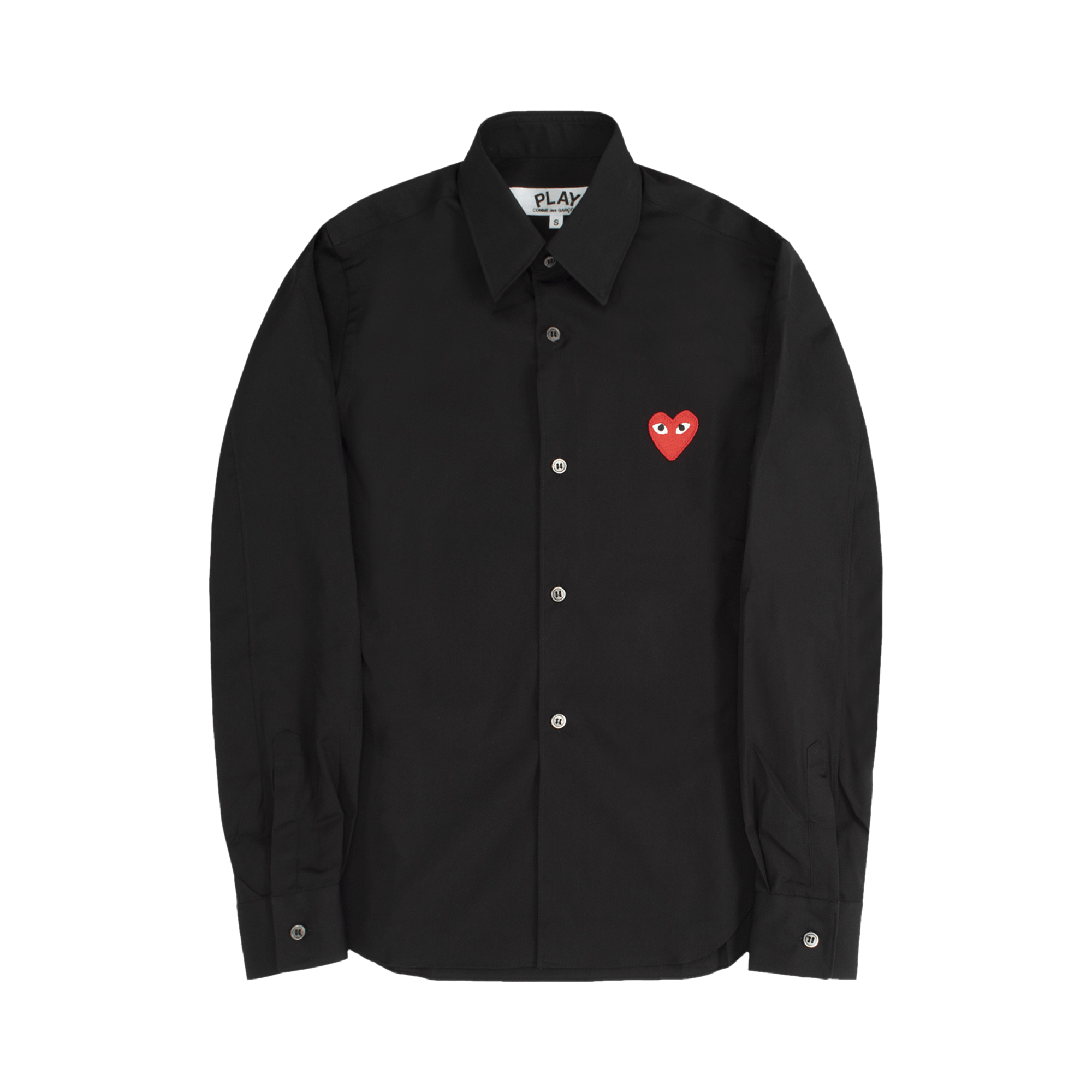 Comme des Garçons PLAY Small Heart Shirt 'Black'