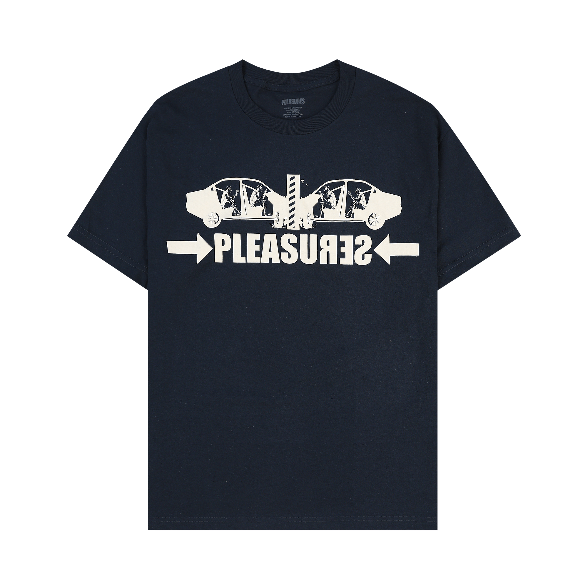 Pleasures Crash T-Shirt 'Navy'
