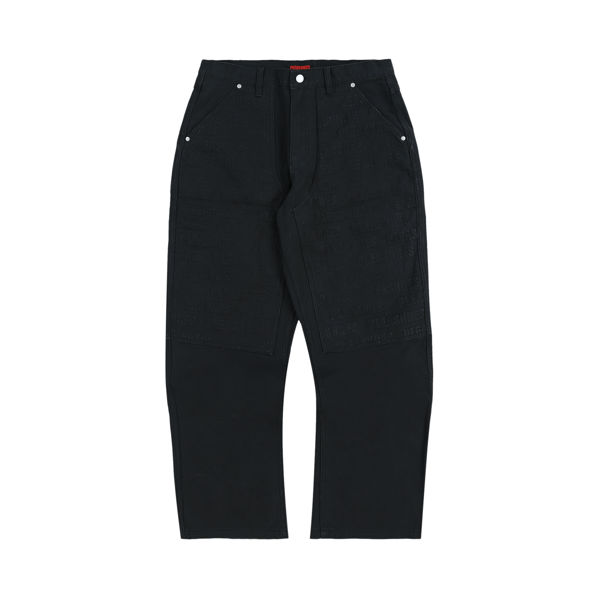 Pleasures Impact Double Knee Pants 'Black'