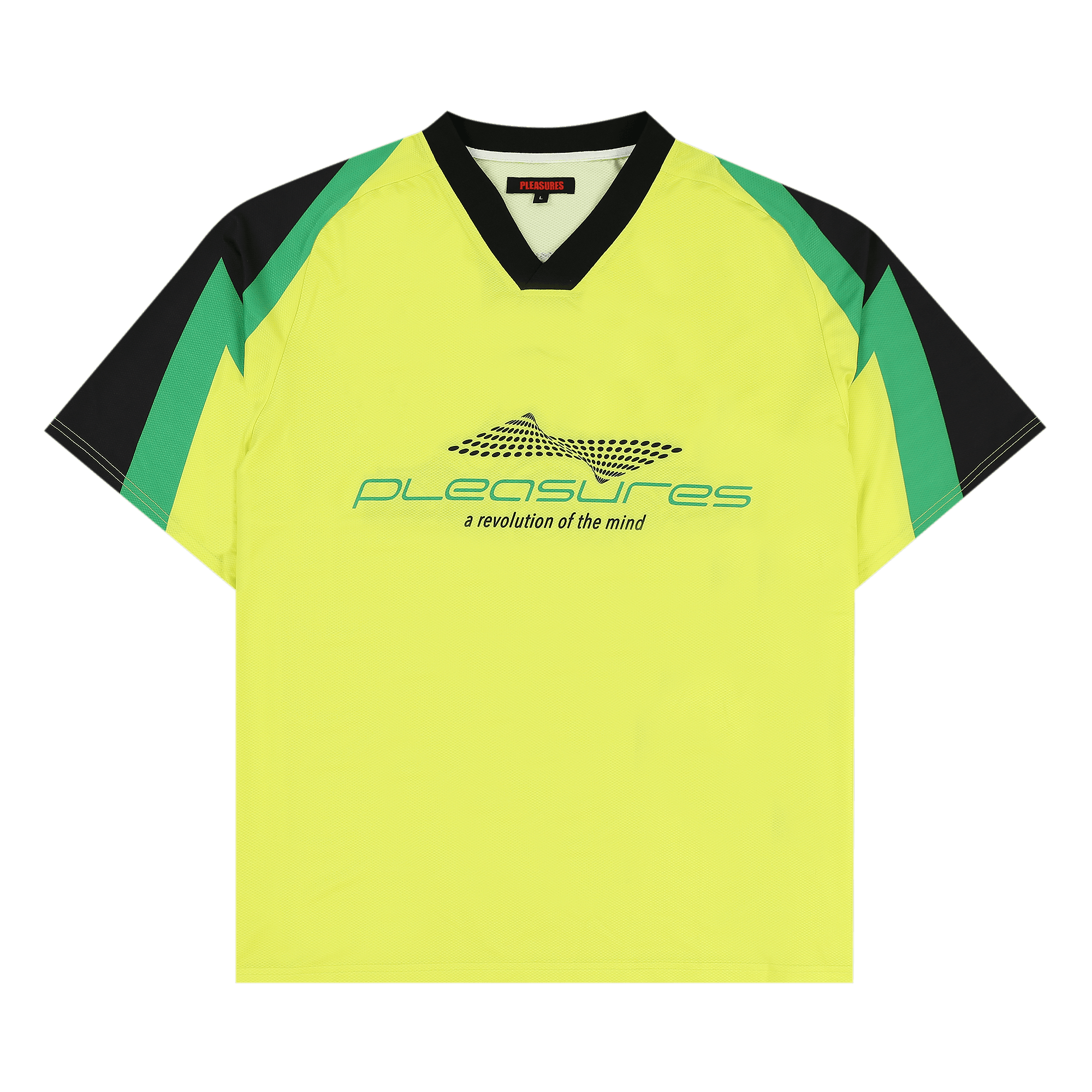Pleasures Mind Soccer Jersey 'Lime'