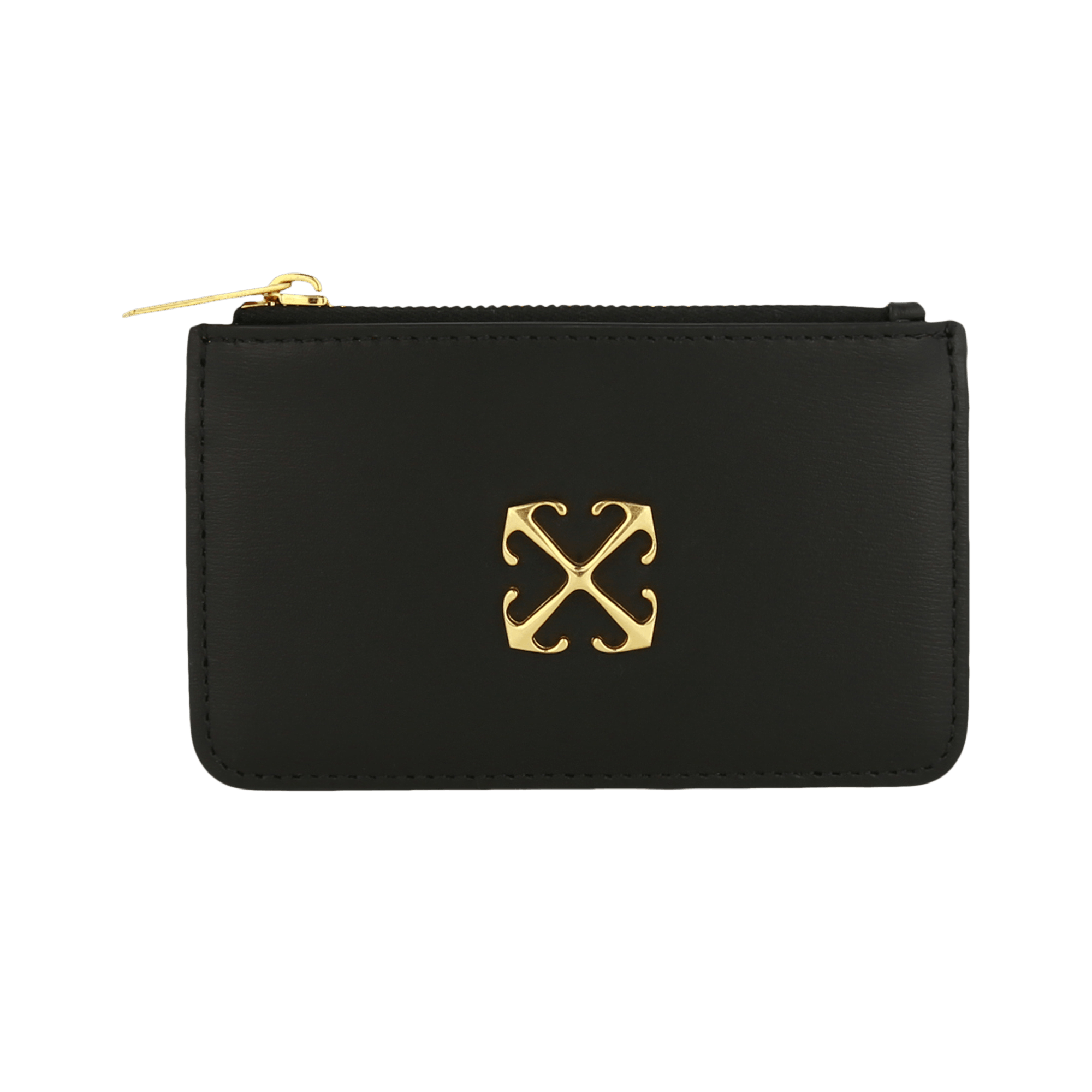 Off-White Jitney Arrows Plaque Leather Wallet 'Black'